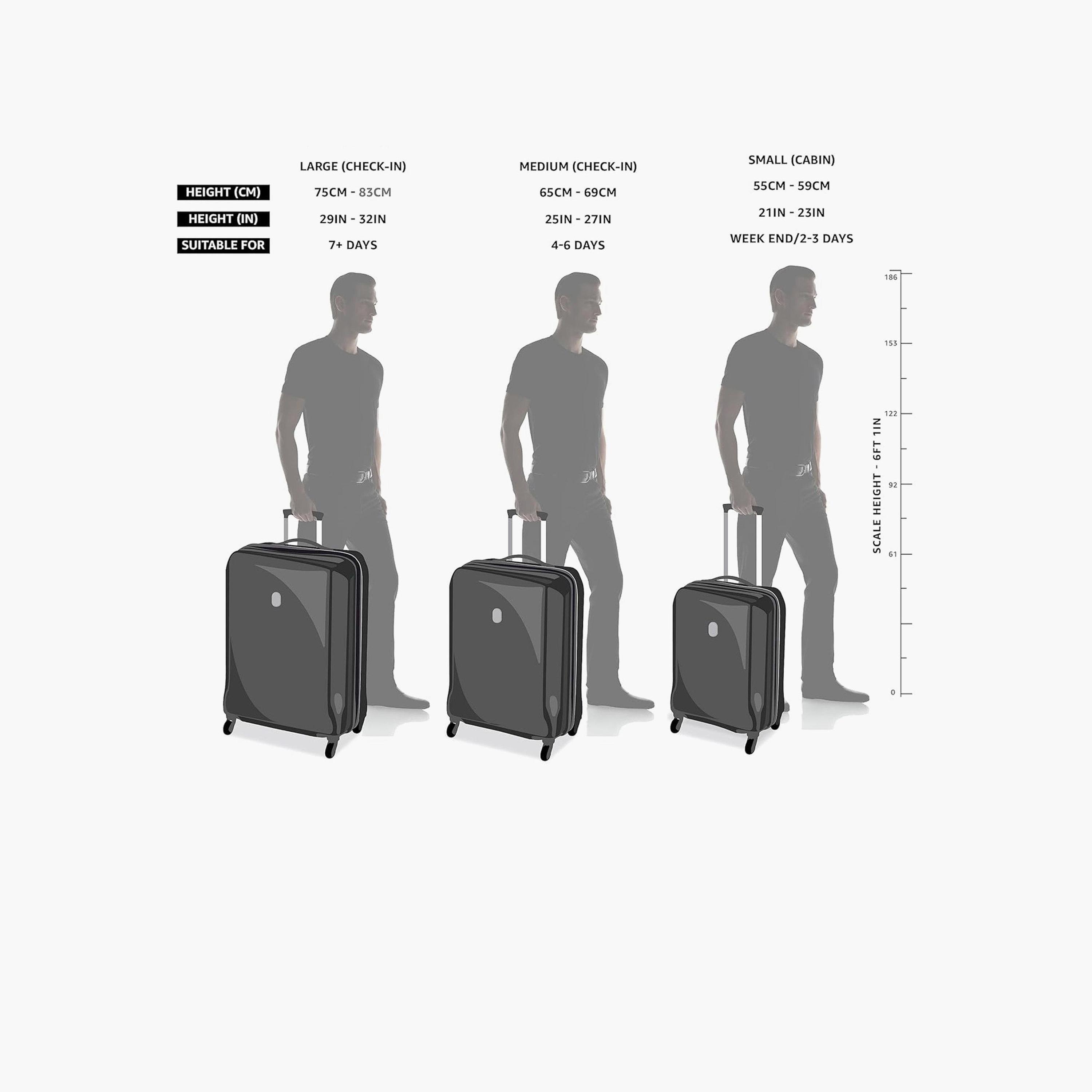 ستار جولد - طقم  4 شنط بعجلات دوارة من مادة ABS جوانب صلبة وأربع عجلات مع قفل رقمي-travel-luggagesandbags-luggage-image-5