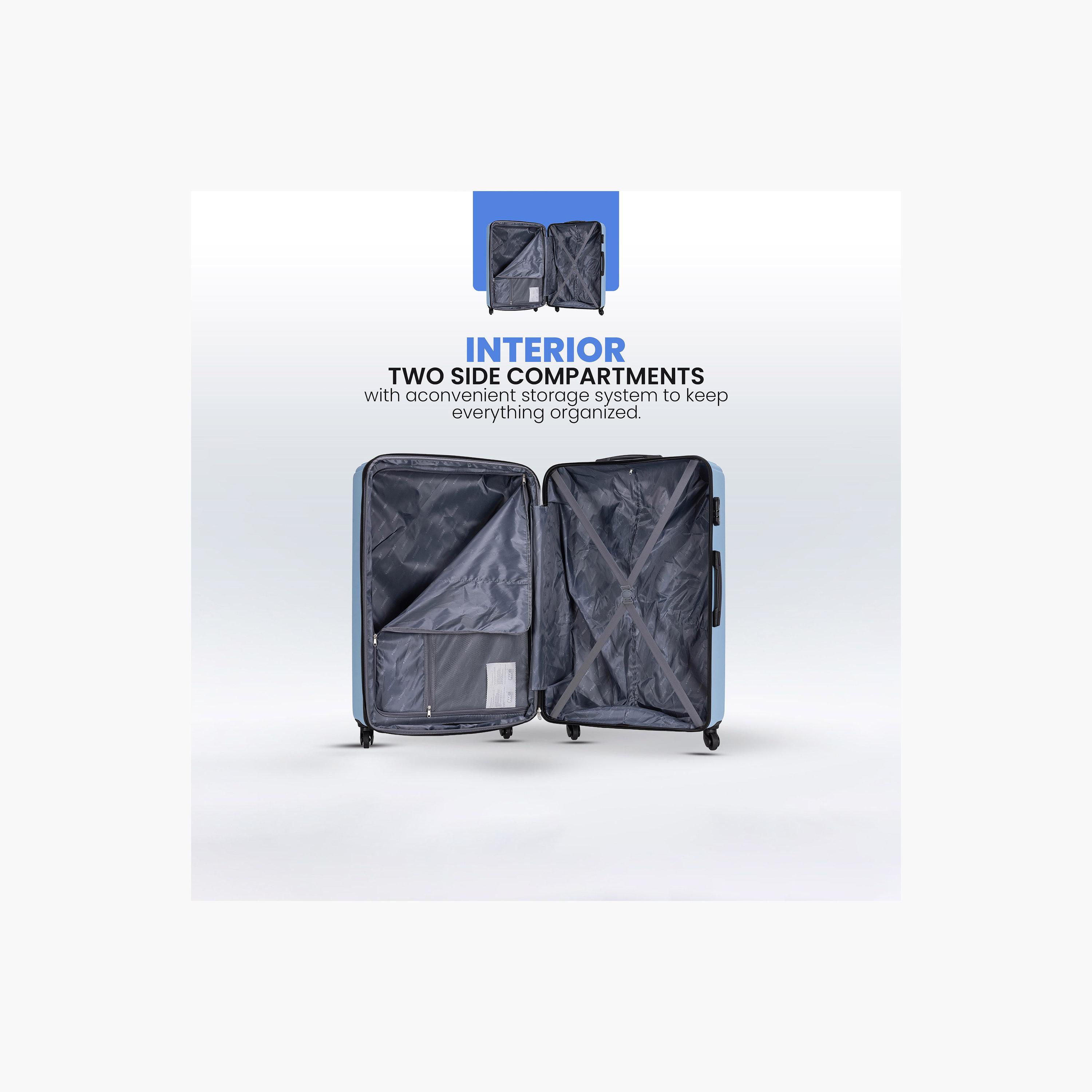 ستار جولد - طقم  3 شنط بعجلات دوارة من مادة ABS جوانب صلبة وأربع عجلات مع قفل رقمي-travel-luggagesandbags-luggage-image-2