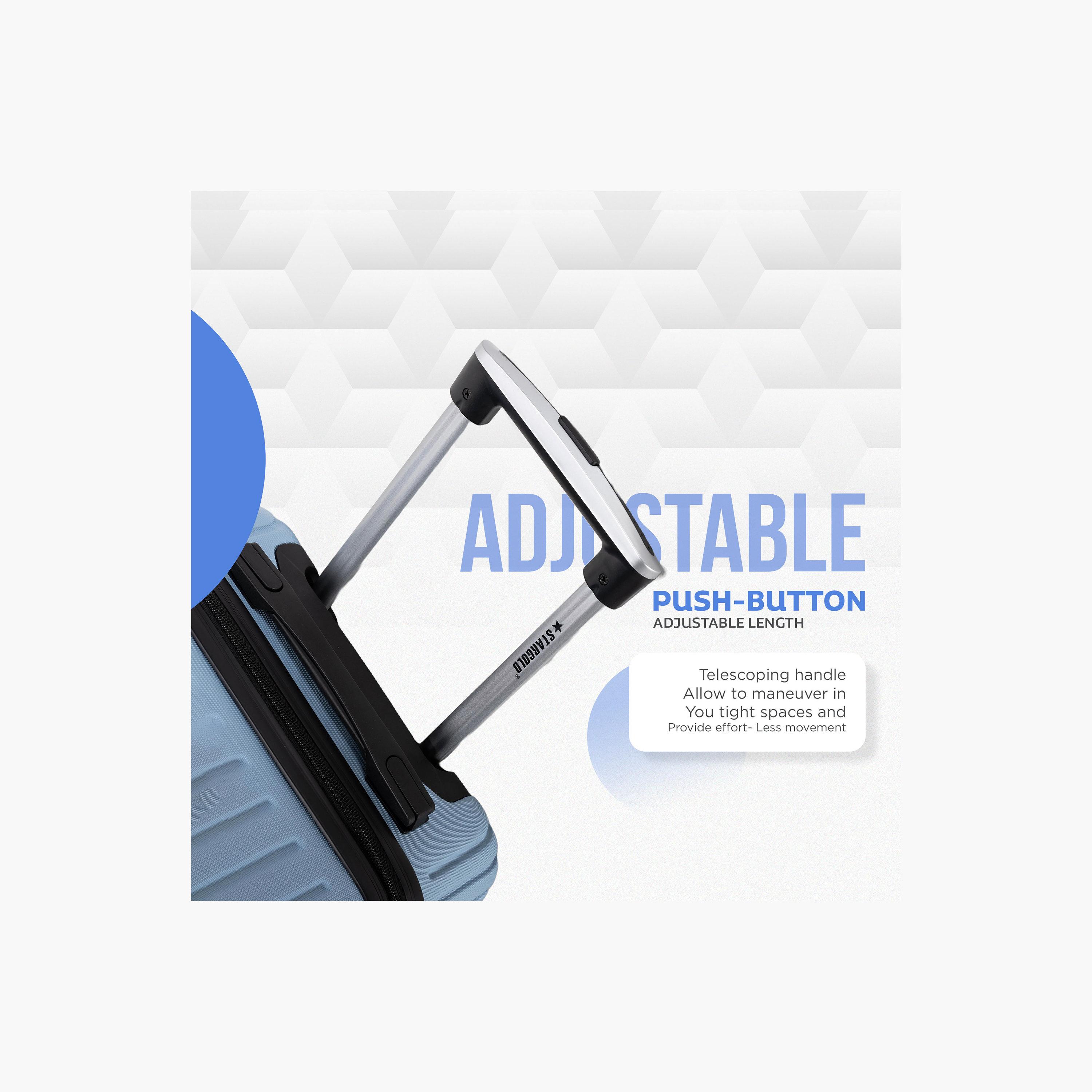 ستار جولد - طقم  3 شنط بعجلات دوارة من مادة ABS جوانب صلبة وأربع عجلات مع قفل رقمي-travel-luggagesandbags-luggage-image-5