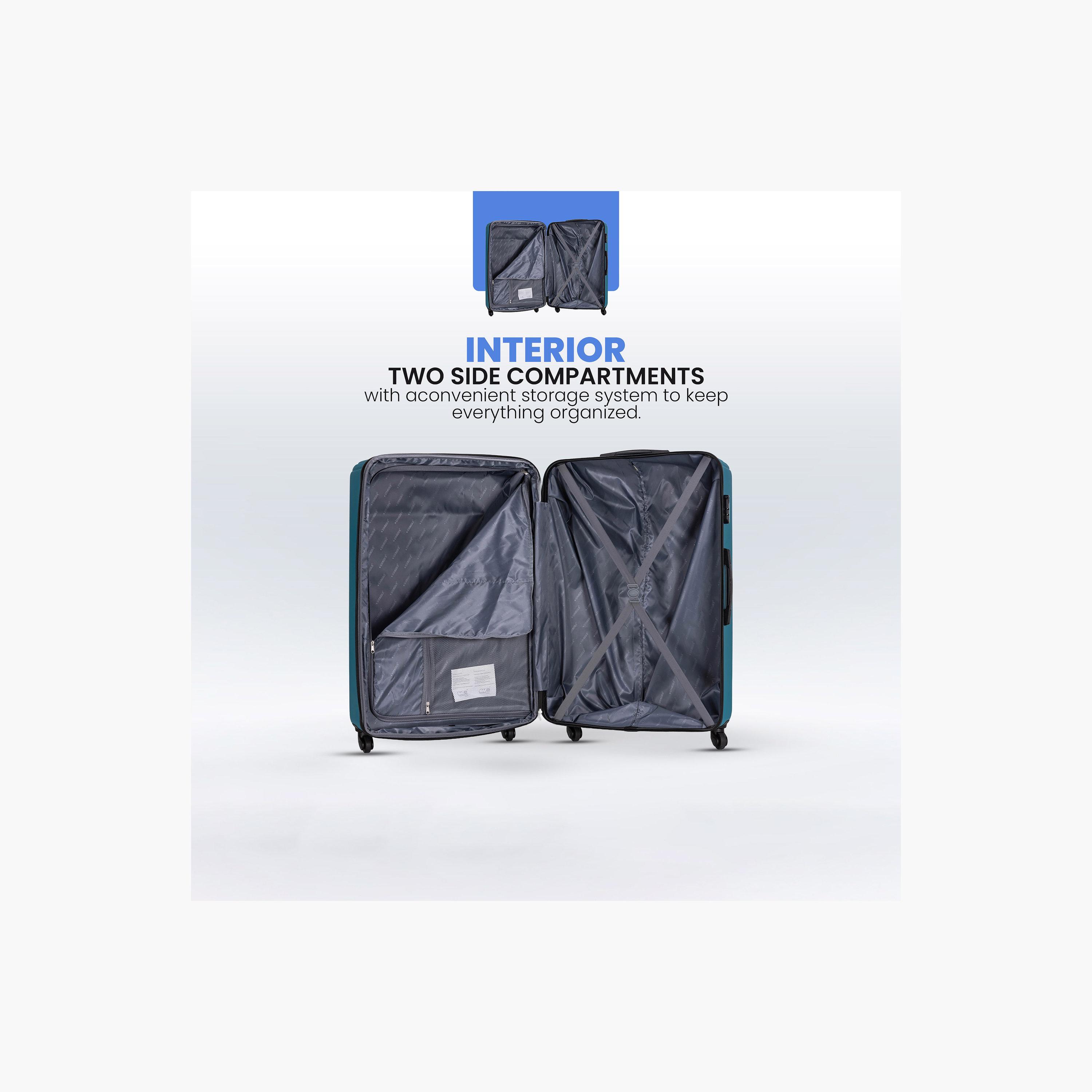 Stargold Set of 3 ABS Hard Sided 4-Wheeler Spinner Trolley Bag with Combination Lock-travel-luggagesandbags-luggage-image-2