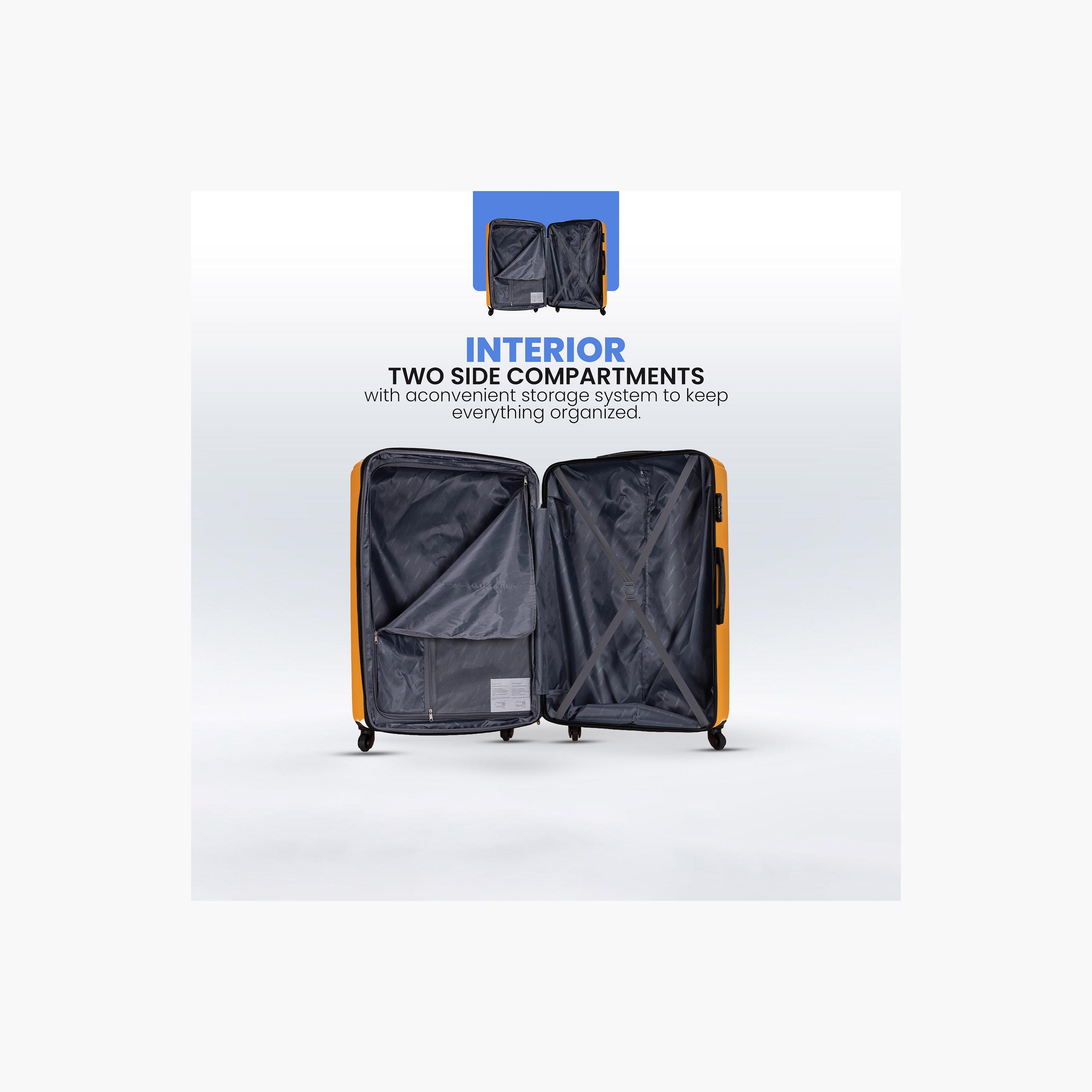 ستار جولد - طقم  3 شنط بعجلات دوارة من مادة ABS جوانب صلبة وأربع عجلات مع قفل رقمي-travel-luggagesandbags-luggage-image-2