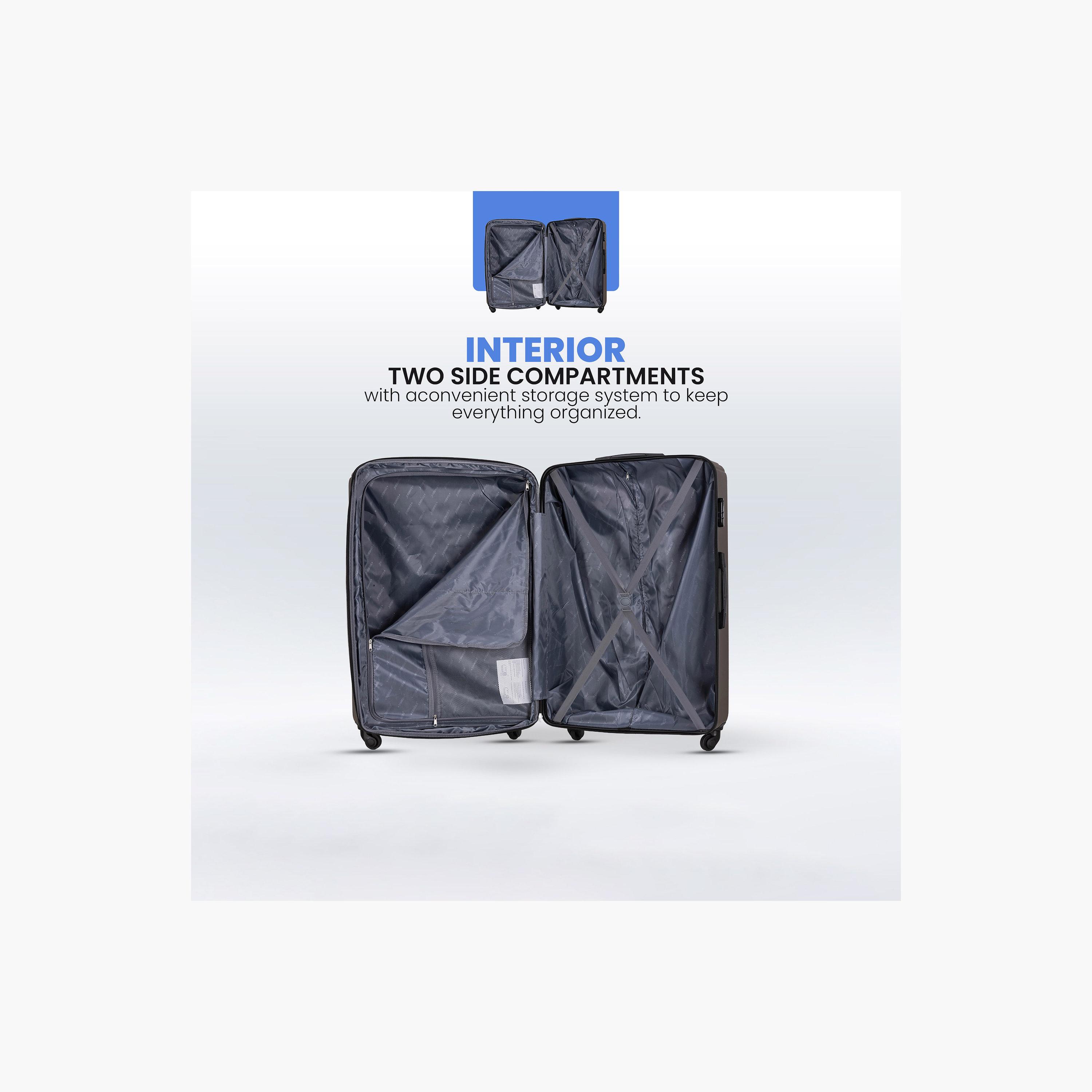 Stargold Set of 3 ABS Hard Sided 4-Wheeler Spinner Trolley Bag with Combination Lock-travel-luggagesandbags-luggage-image-2