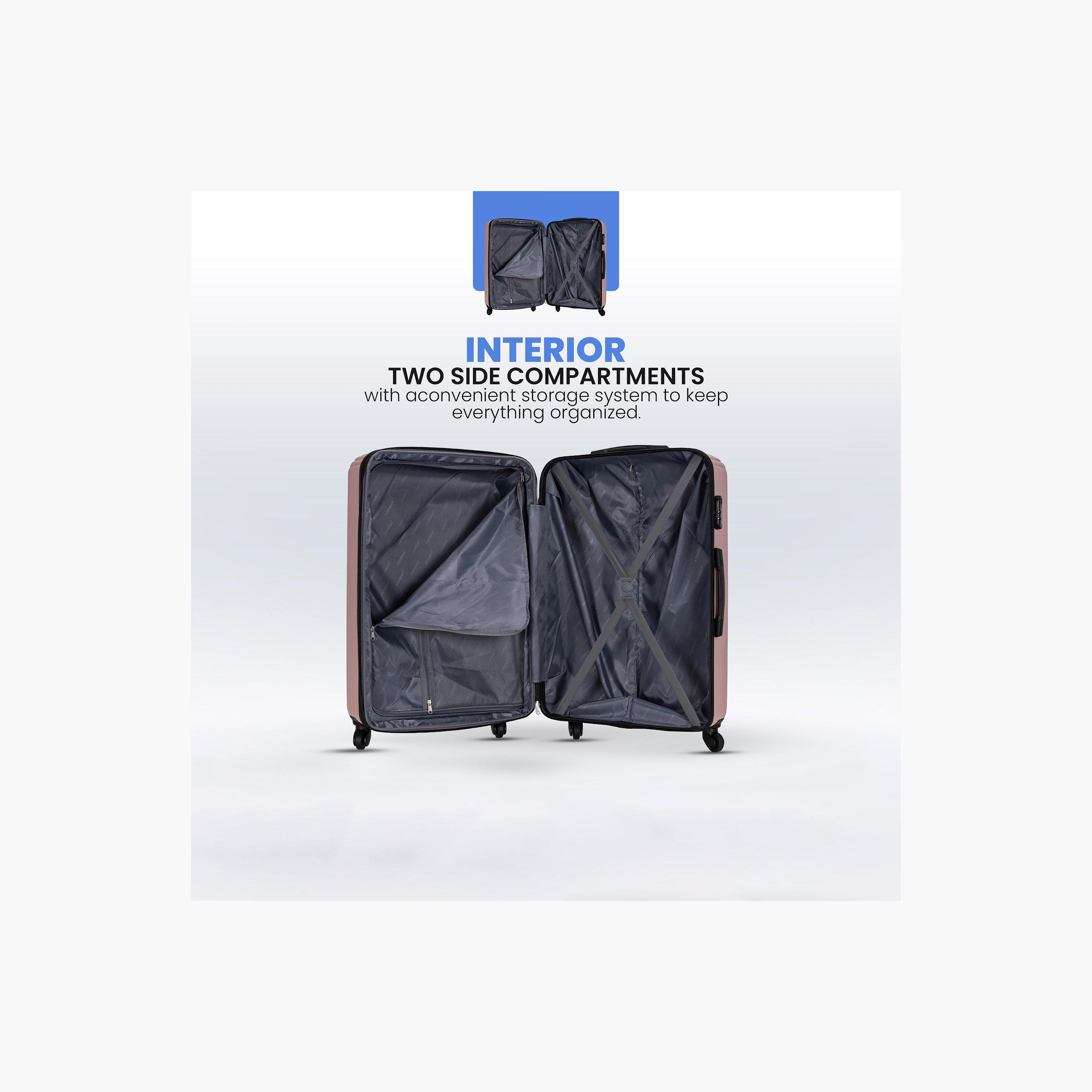 Stargold Set of 3 ABS Hard Sided 4-Wheeler Spinner Trolley Bag with Combination Lock-travel-luggagesandbags-luggage-image-2