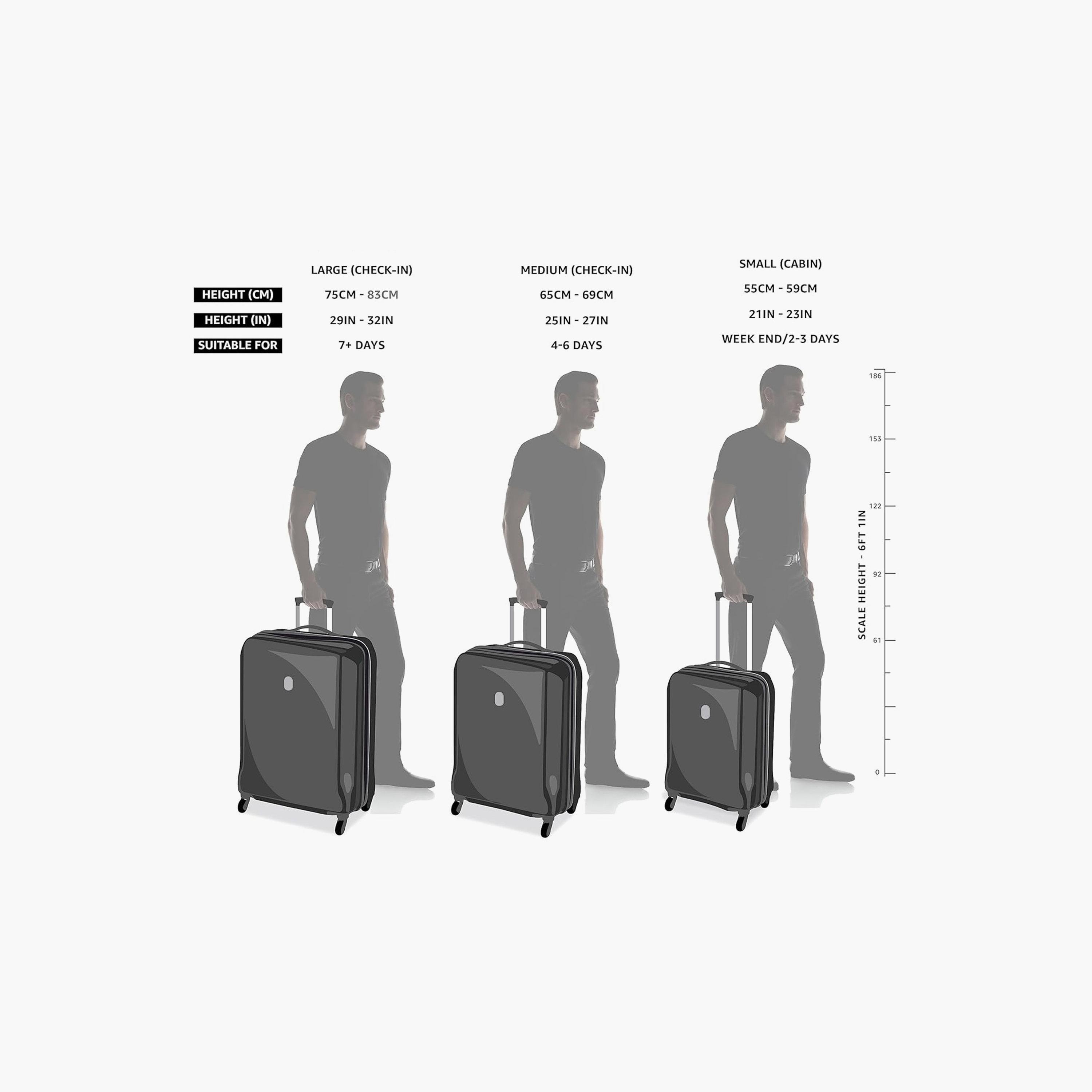 Stargold Set of 3 ABS Hard Sided 4-Wheeler Spinner Trolley Bag with Combination Lock-travel-luggagesandbags-luggage-image-4