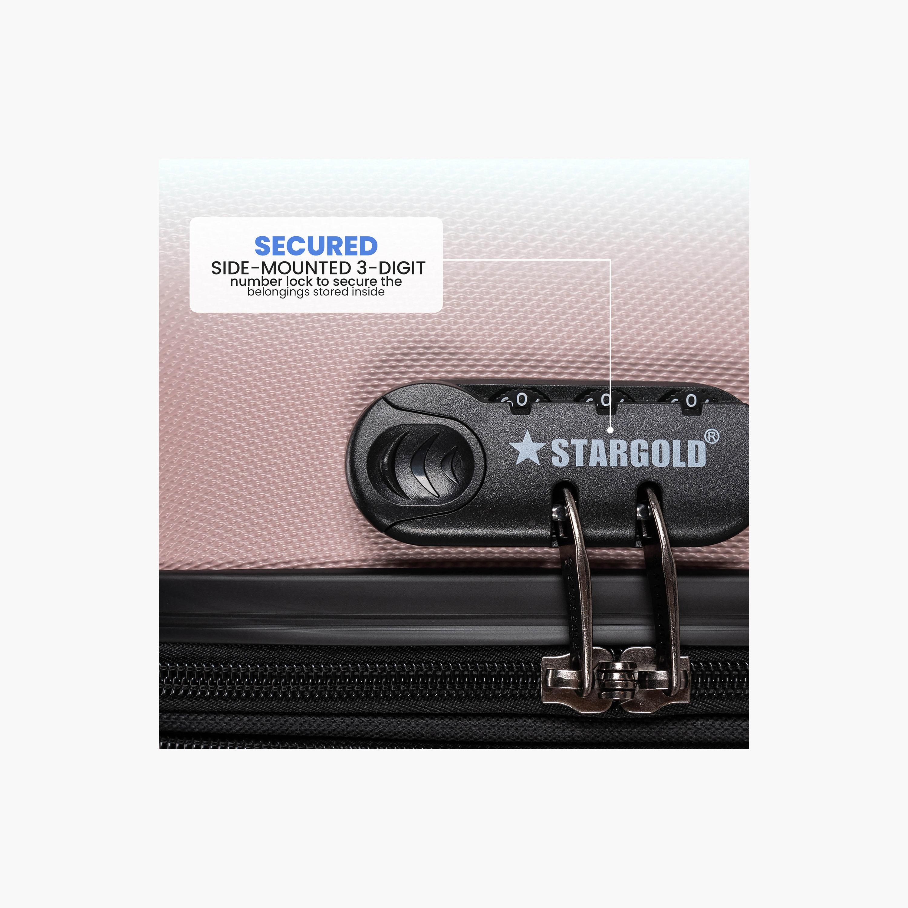 Stargold Set of 3 ABS Hard Sided 4-Wheeler Spinner Trolley Bag with Combination Lock-travel-luggagesandbags-luggage-image-6