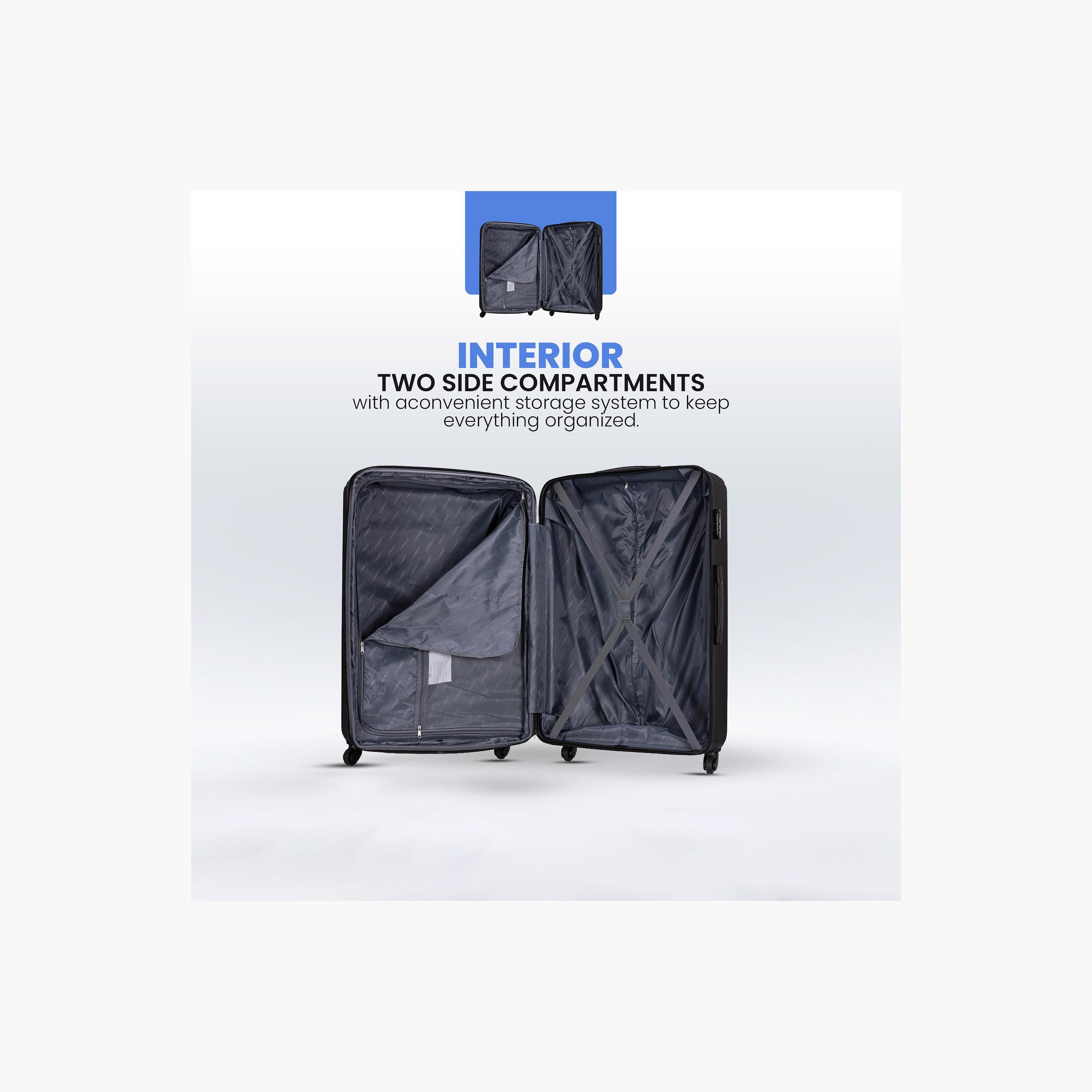 Stargold Set of 4 ABS Hard Sided 4-Wheeler Spinner Trolley Bag with Combination Lock-travel-luggagesandbags-luggage-image-2