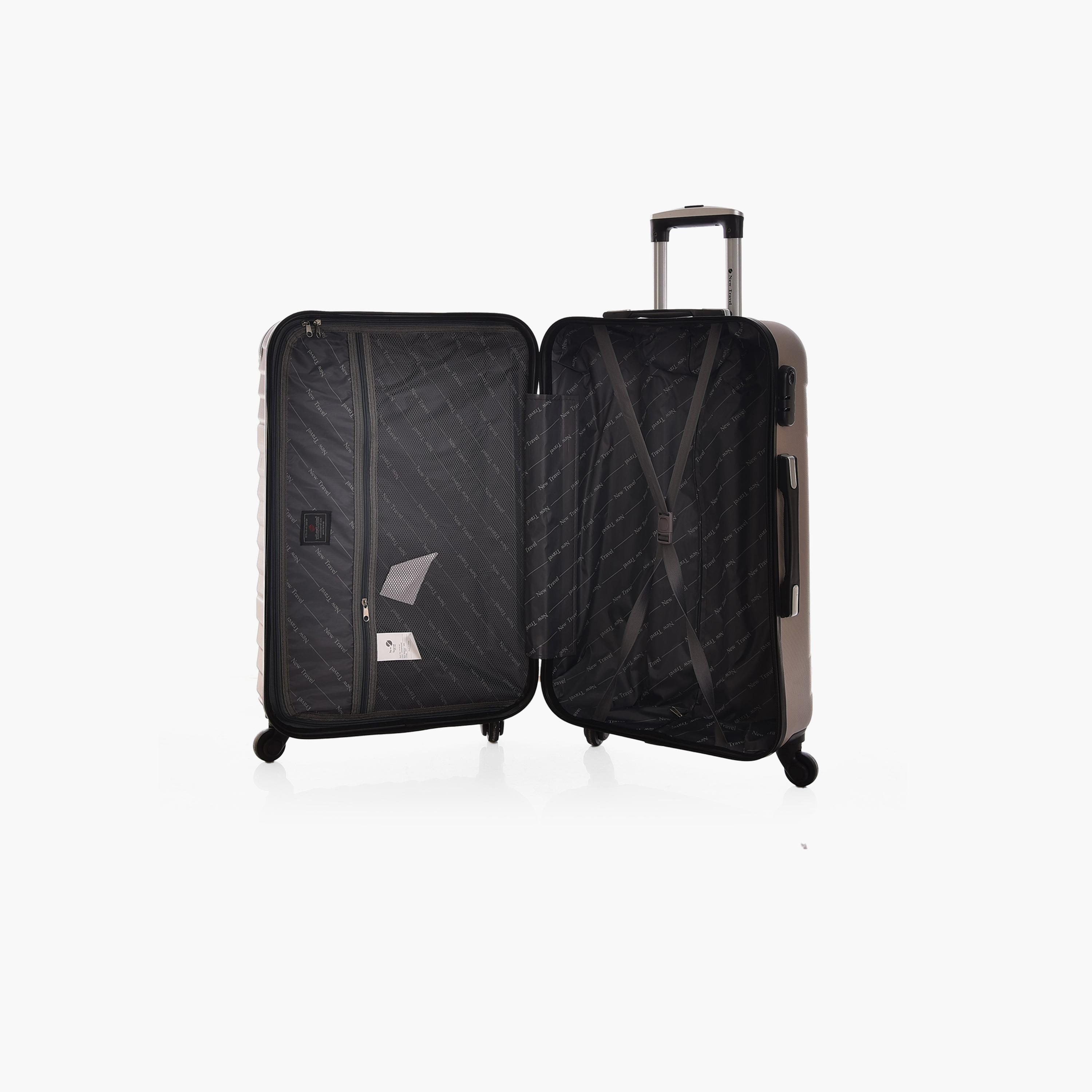 New Travel Set of 3 ABS Hard Sided 4-Wheeler Spinner Trolley Bag with Combination Lock-travel-luggagesandbags-luggage-image-4