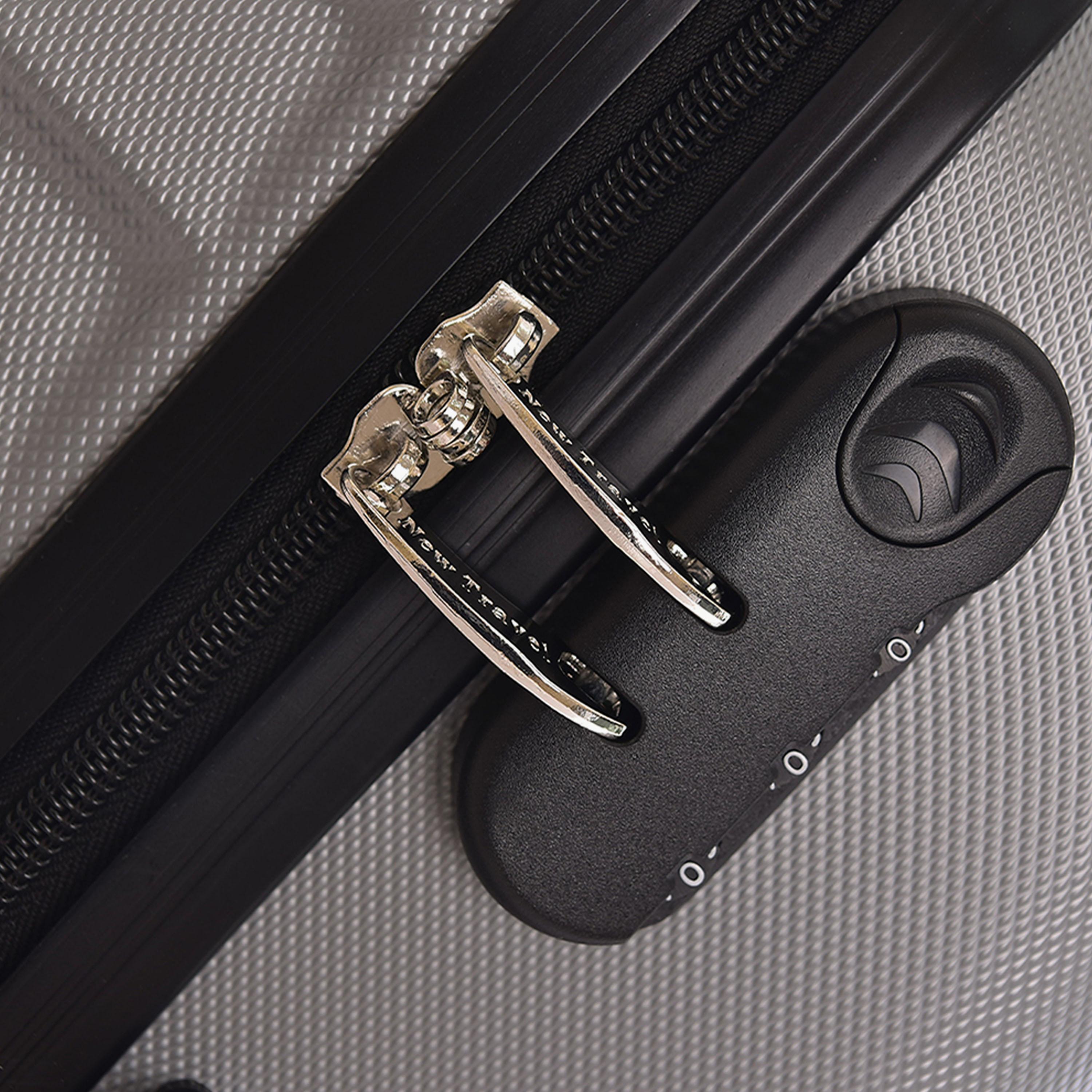 New Travel Set of 3 ABS Hard Sided 4-Wheeler Spinner Trolley Bag with Combination Lock-travel-luggagesandbags-luggage-image-10