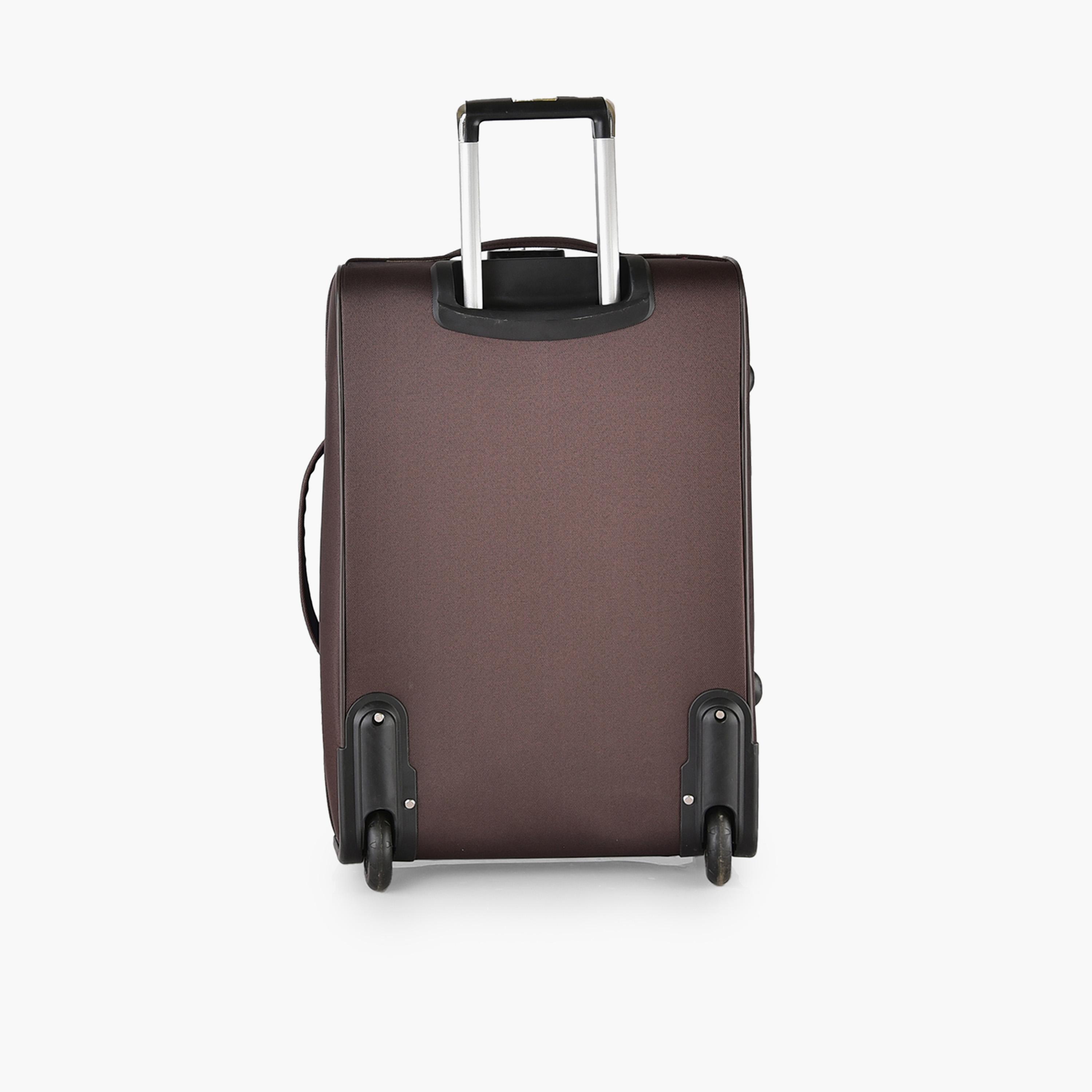 New Travel Set of 4 Polyester Soft Sided 2-Wheeler Inline Trolley Bag with Combination Lock-travel-luggagesandbags-luggage-image-9