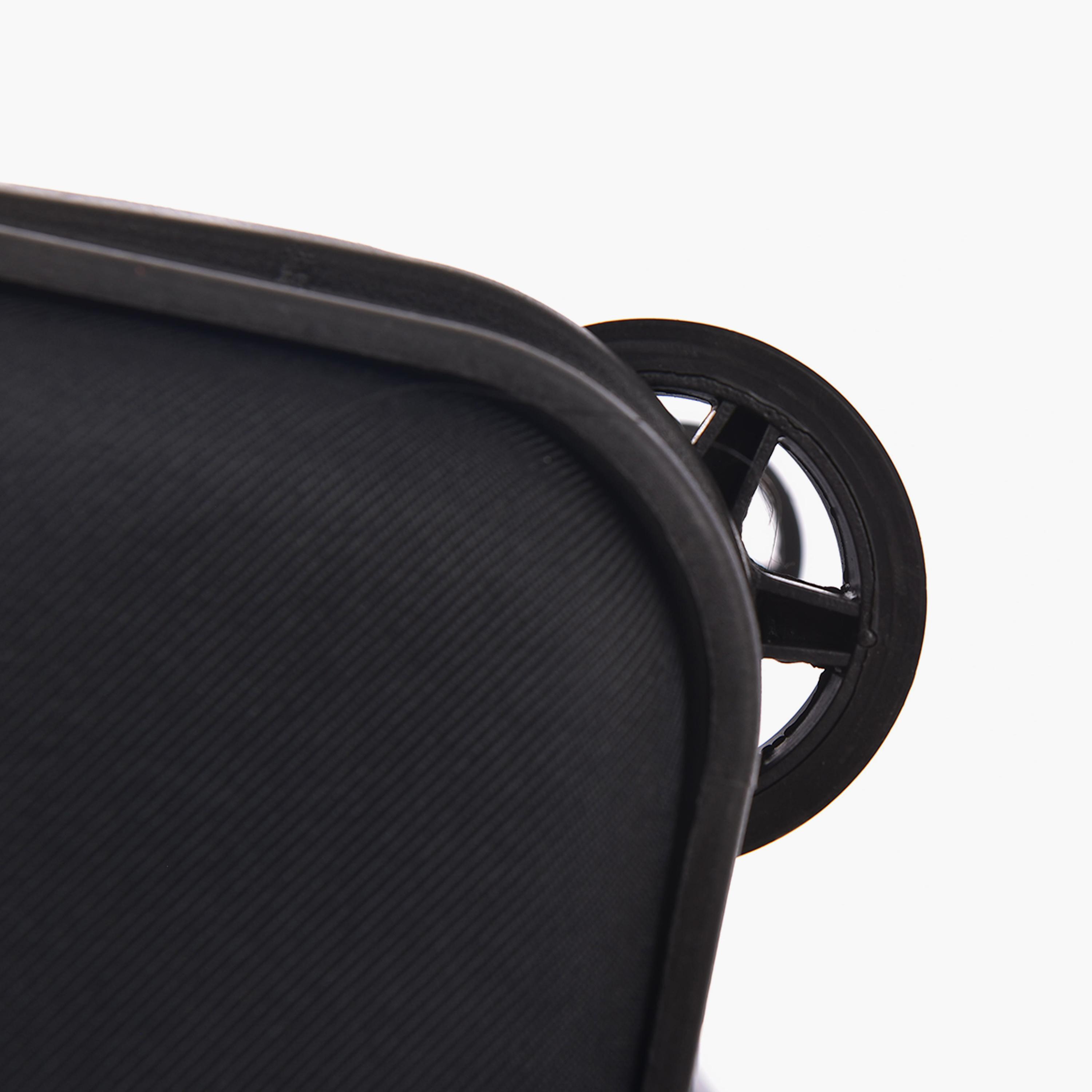 New Travel Set of 4 Polyester Soft Sided 2-Wheeler Inline Trolley Bag with Combination Lock-travel-luggagesandbags-luggage-image-11