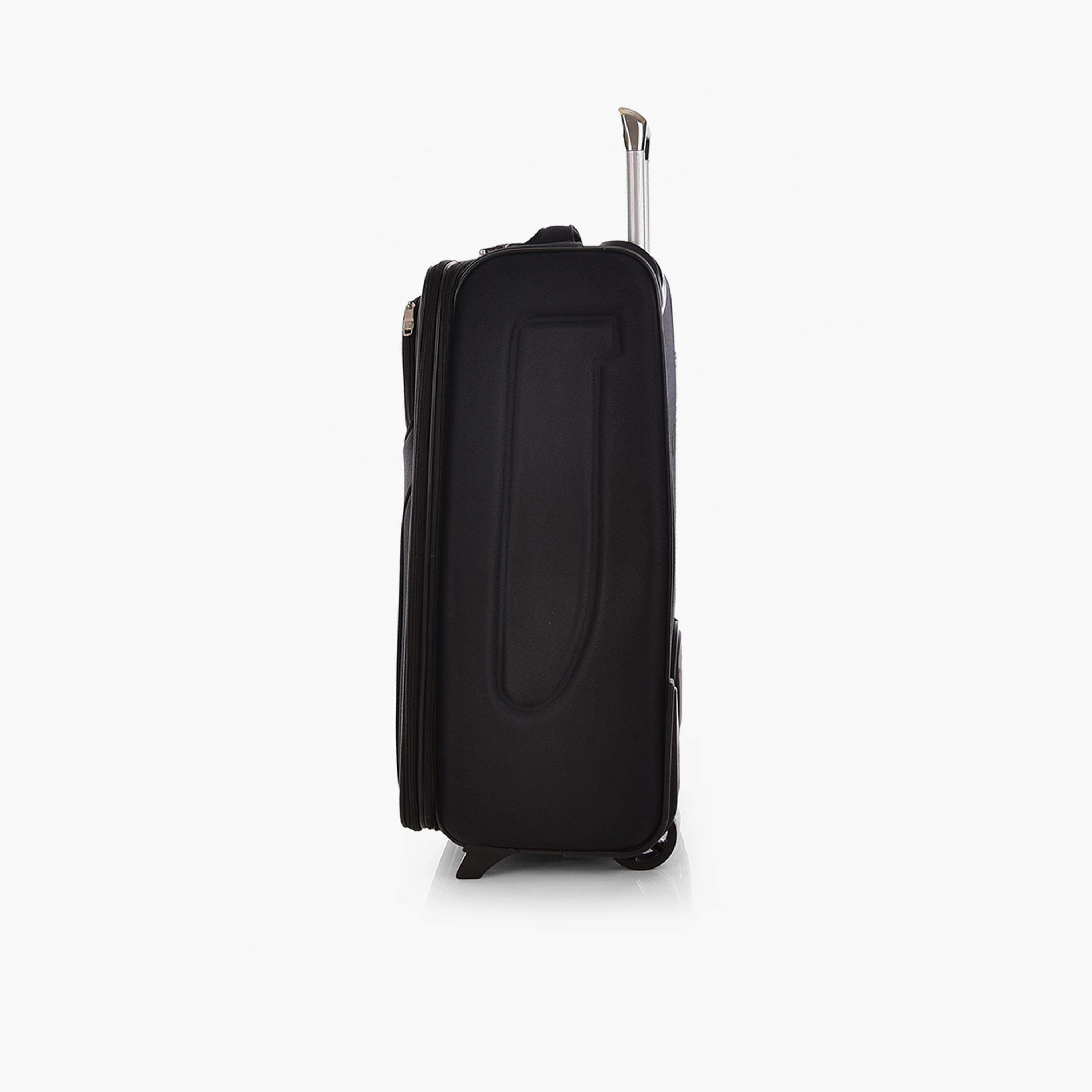 New Travel Set of 4 Polyester Soft Sided 2-Wheeler Inline Trolley Bag with Combination Lock-travel-luggagesandbags-luggage-image-5