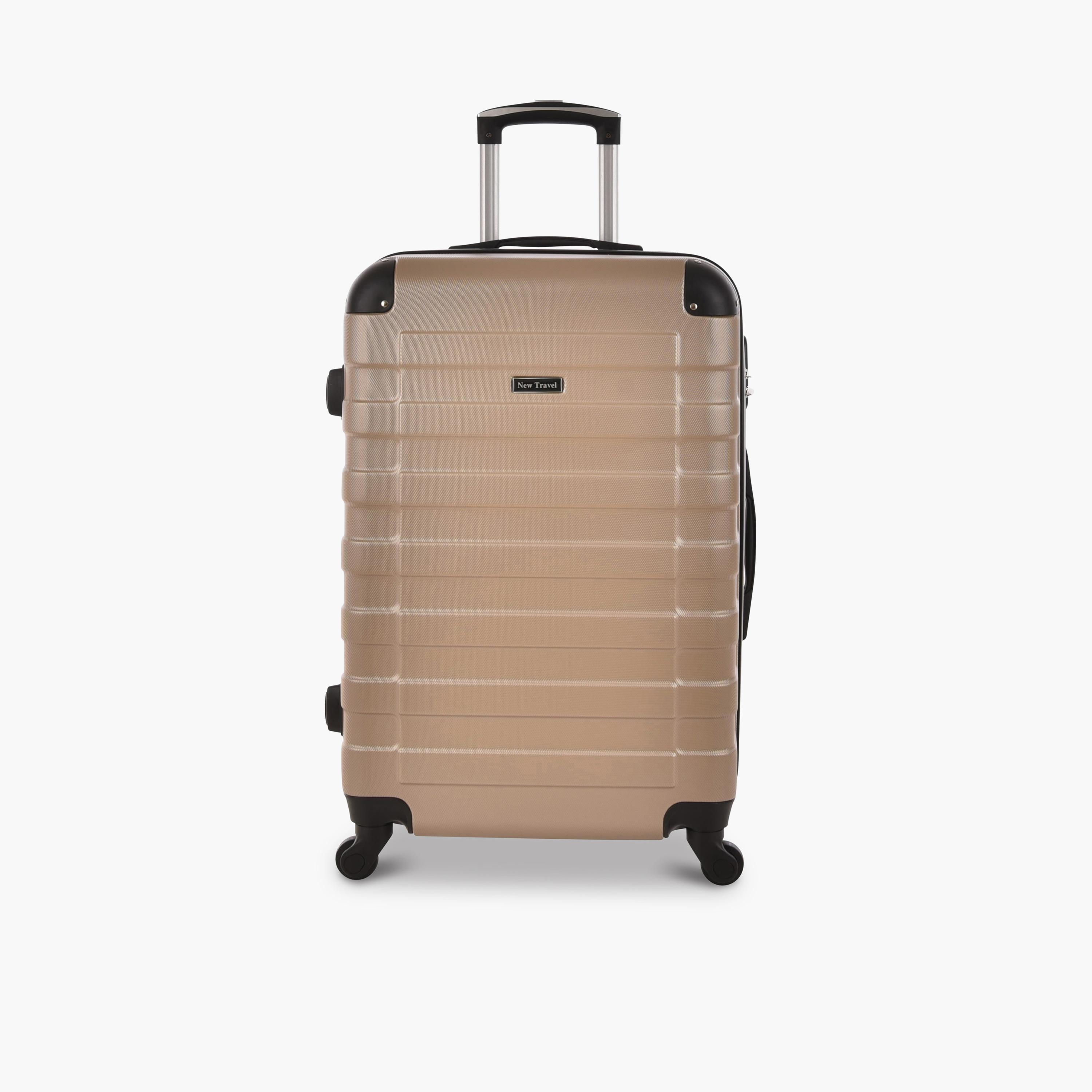 New Travel Set of 4 ABS Hard Sided 4-Wheeler Spinner Trolley Bag with Combination Lock-travel-luggagesandbags-luggage-image-4