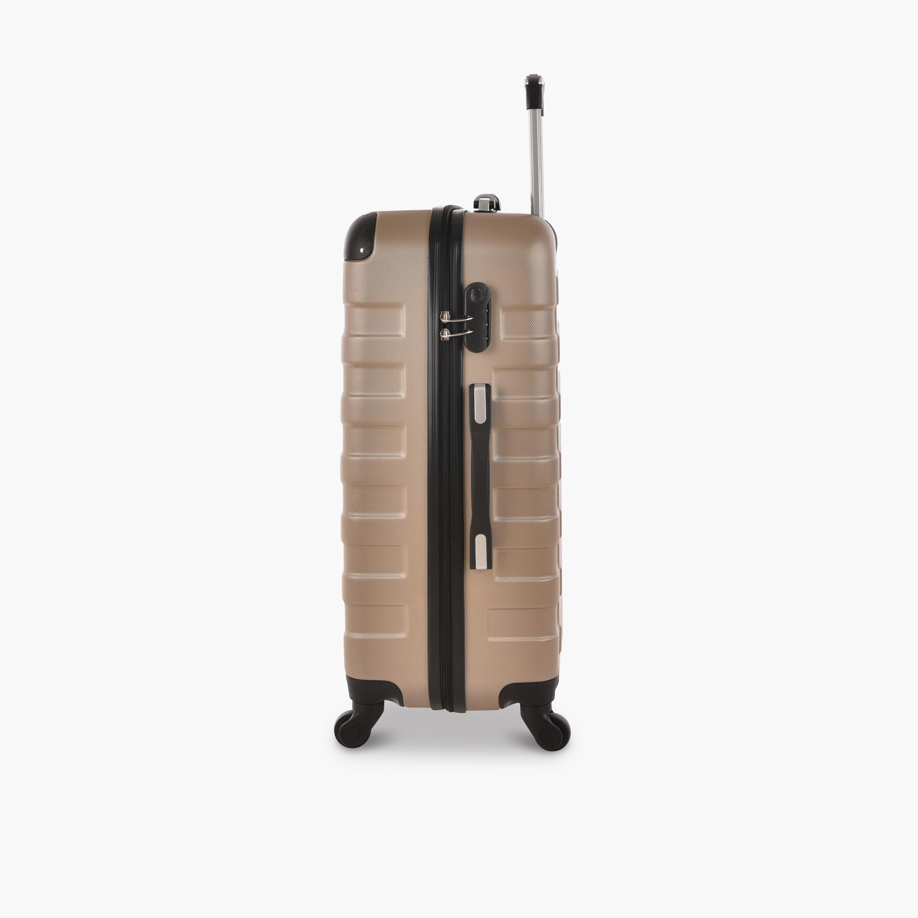 New Travel Set of 4 ABS Hard Sided 4-Wheeler Spinner Trolley Bag with Combination Lock-travel-luggagesandbags-luggage-image-5