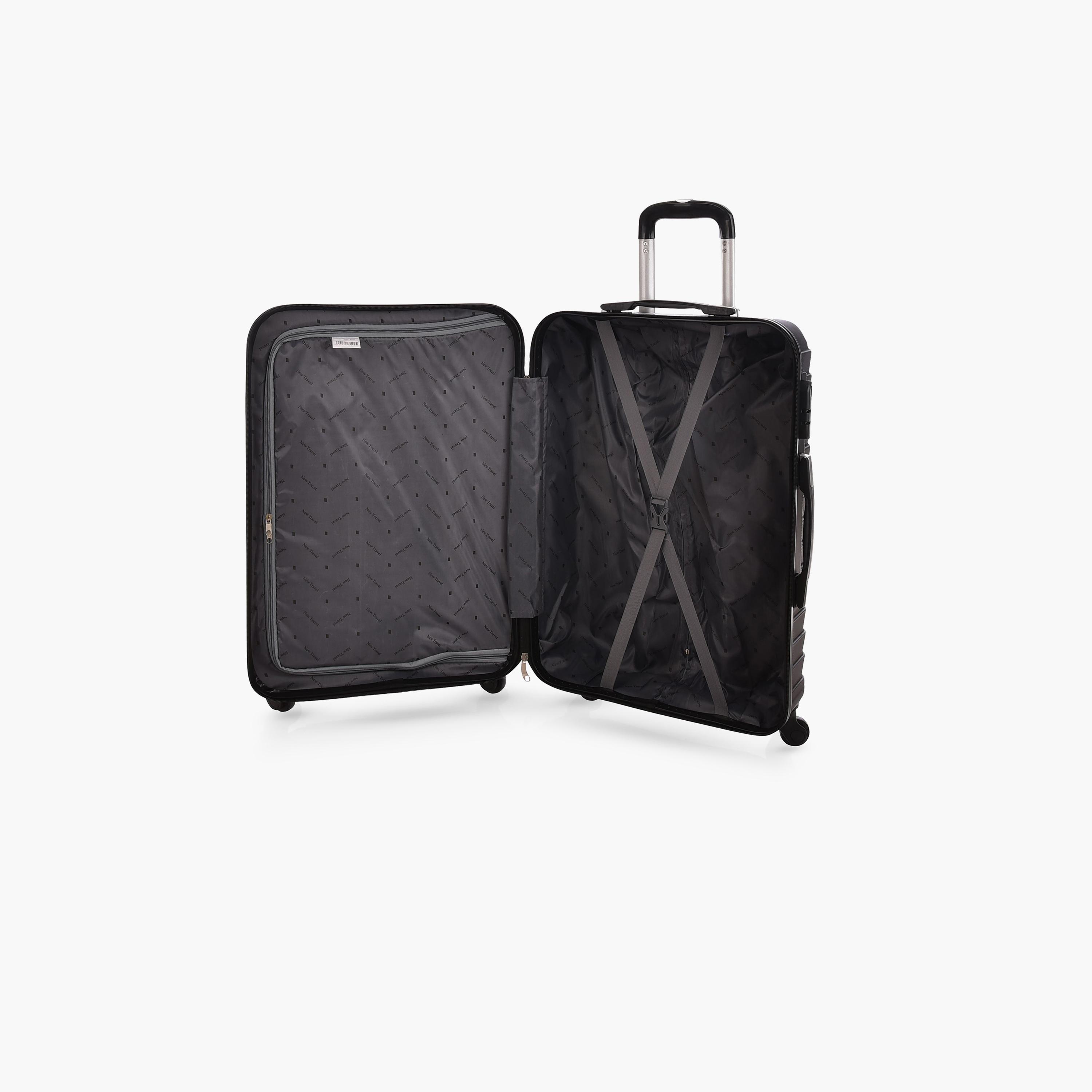 New Travel Set of 4 ABS Hard Sided 4-Wheeler Spinner Trolley Bag with Combination Lock-travel-luggagesandbags-luggage-image-8