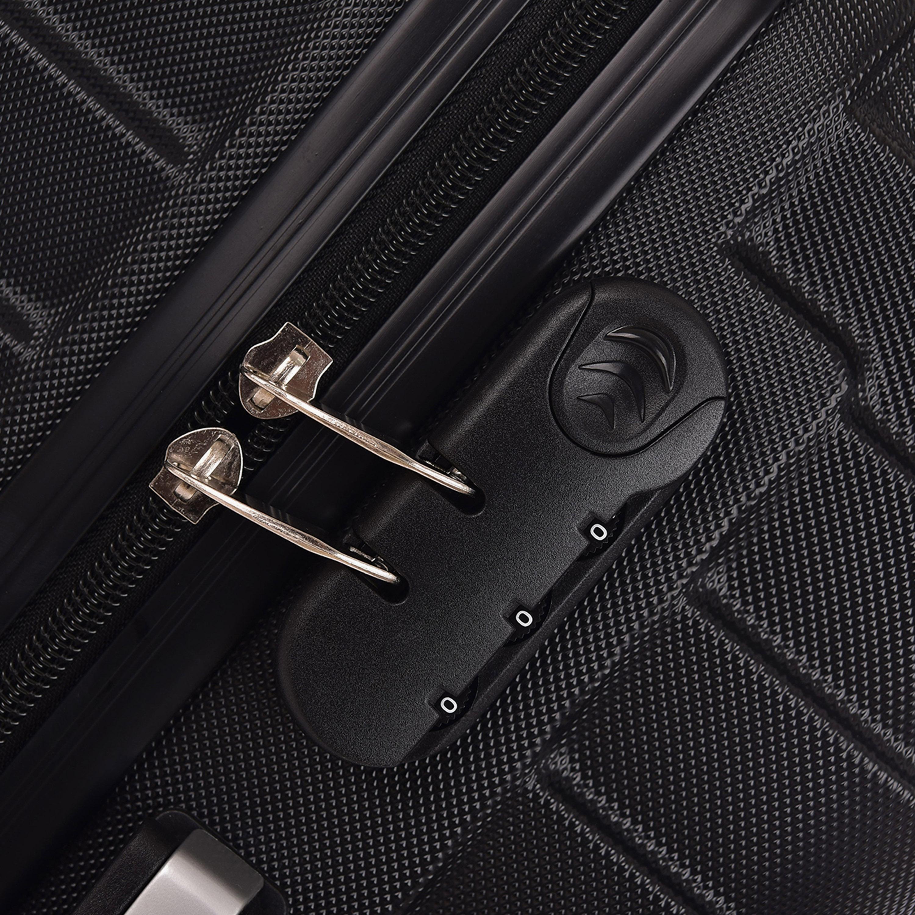New Travel Set of 4 ABS Hard Sided 4-Wheeler Spinner Trolley Bag with Combination Lock-travel-luggagesandbags-luggage-image-10