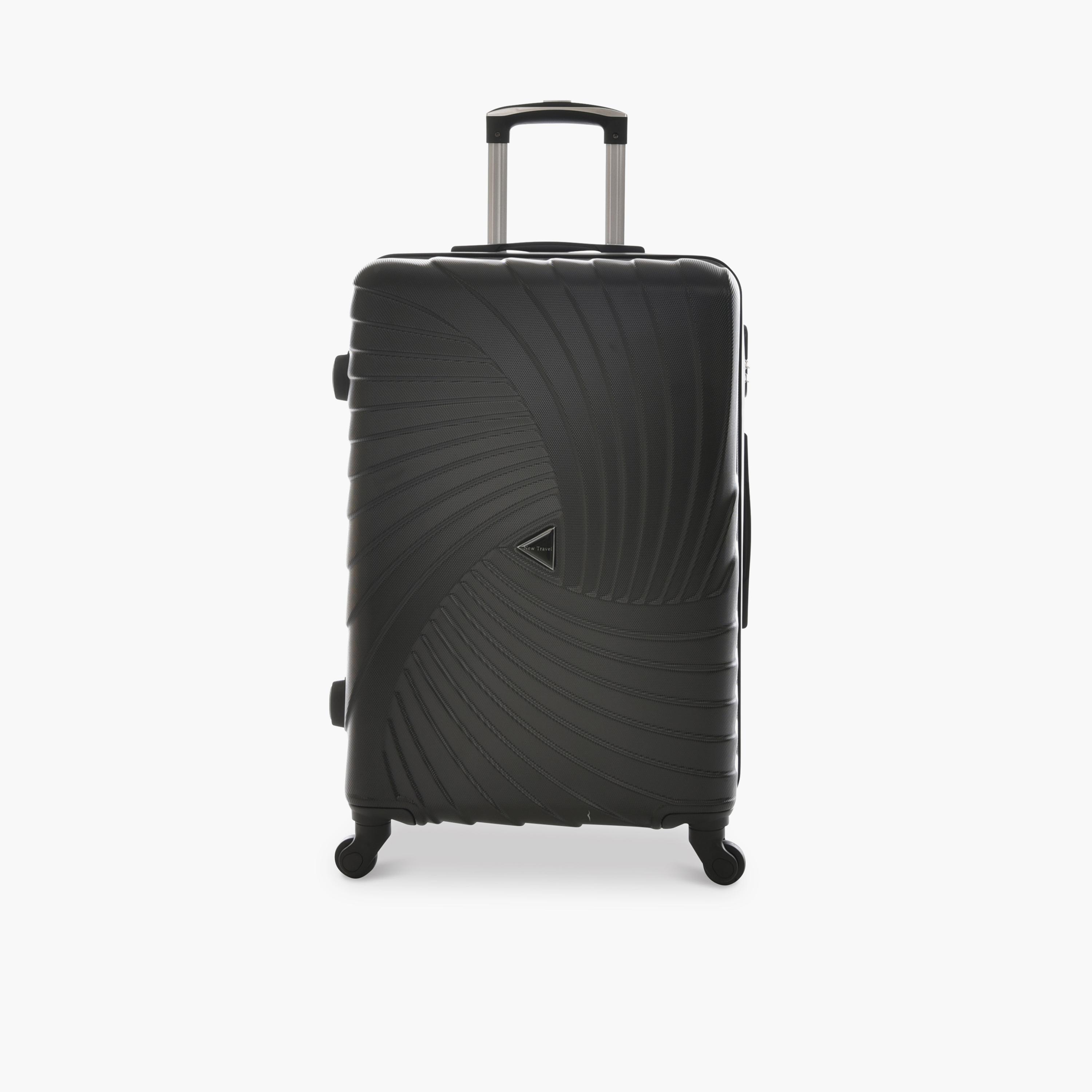 طقم 3 شنط سفر بأربع عجلات دوارة وجوانب صلبة من مادة ABS مزودة بقفل مركب-travel-luggagesandbags-luggage-image-4