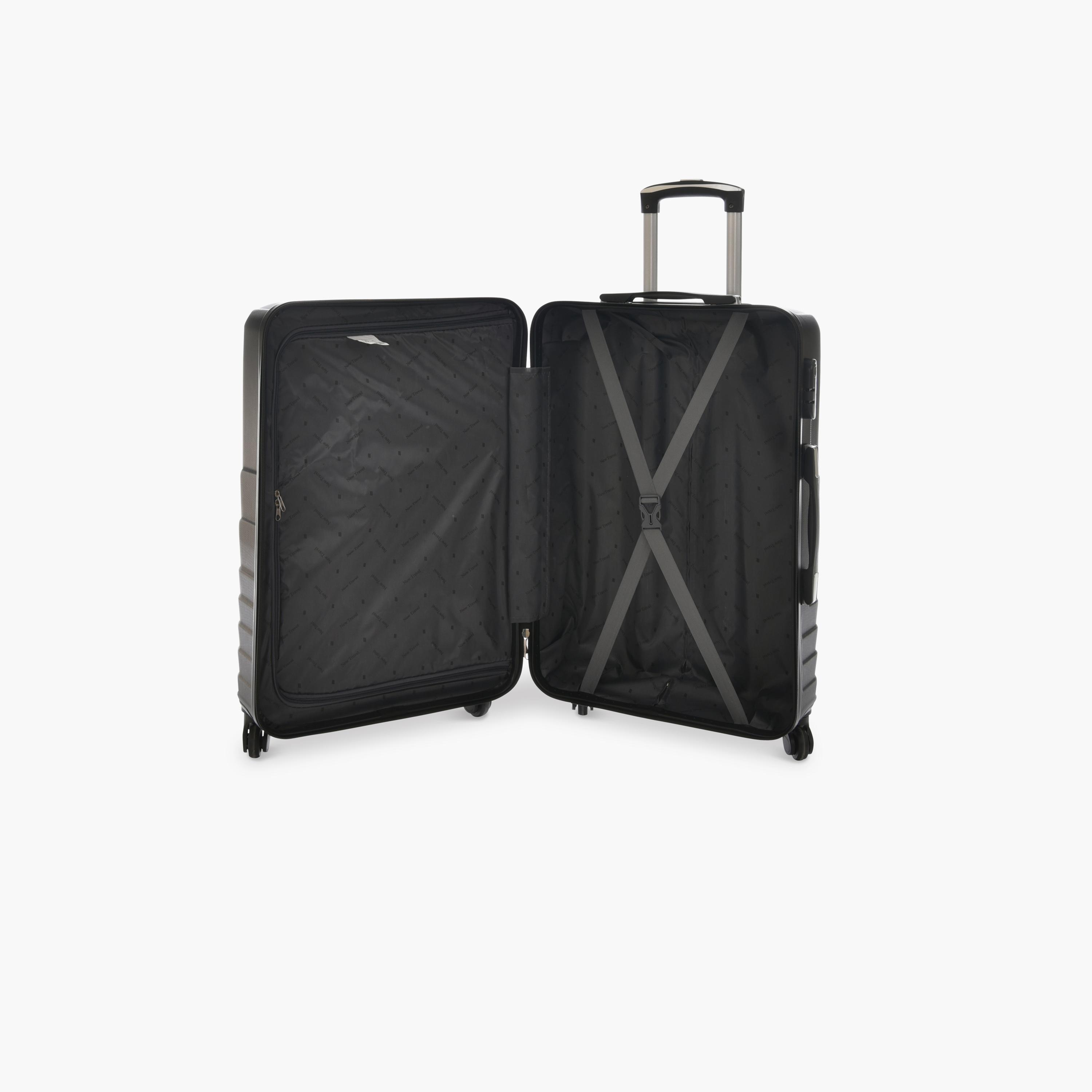 طقم 3 شنط سفر بأربع عجلات دوارة وجوانب صلبة من مادة ABS مزودة بقفل مركب-travel-luggagesandbags-luggage-image-7