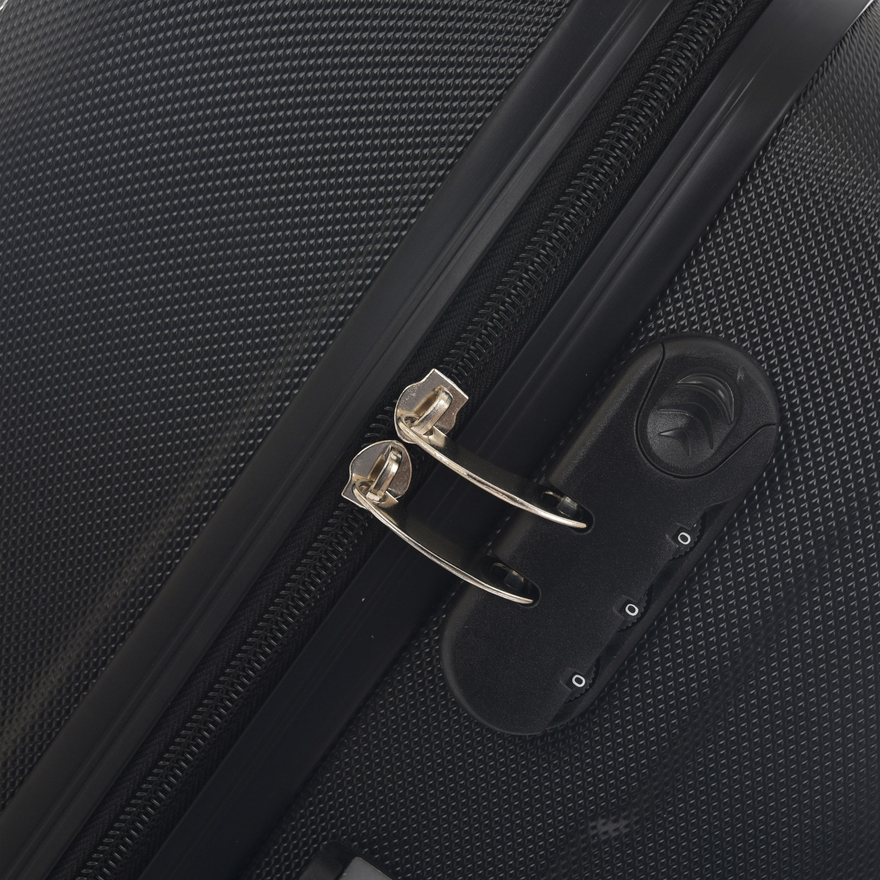 طقم 3 شنط سفر بأربع عجلات دوارة وجوانب صلبة من مادة ABS مزودة بقفل مركب-travel-luggagesandbags-luggage-image-8