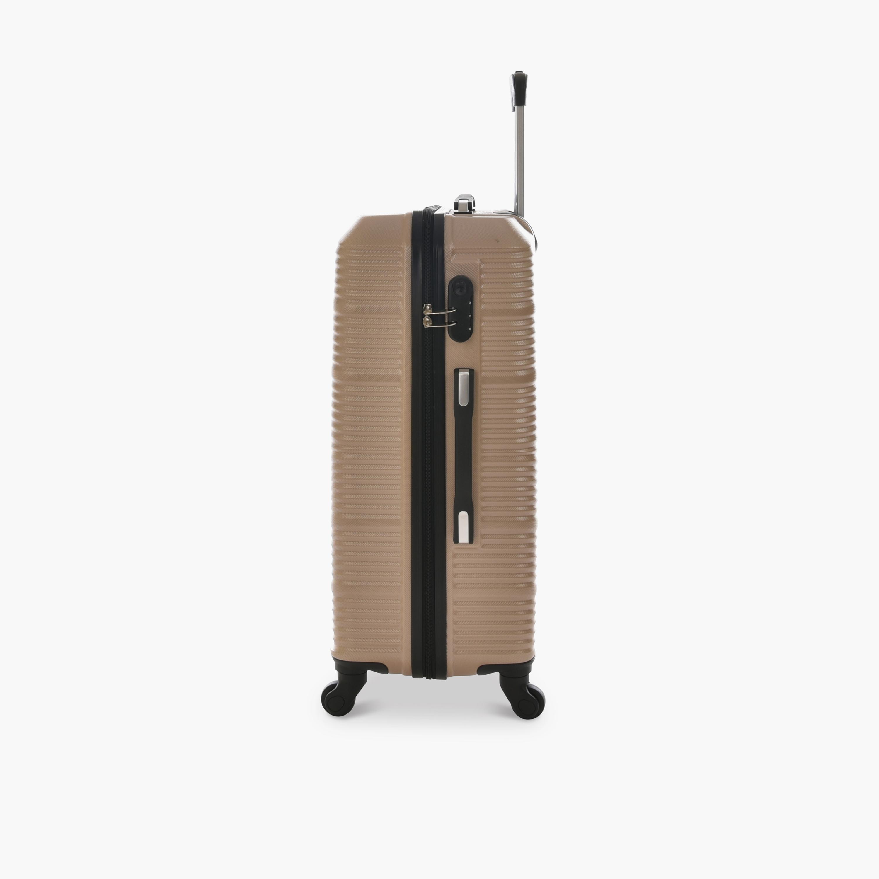 New Travel Set of 3 ABS Hard Sided 4-Wheeler Spinner Trolley Bag with Combination Lock-travel-luggagesandbags-luggage-image-5