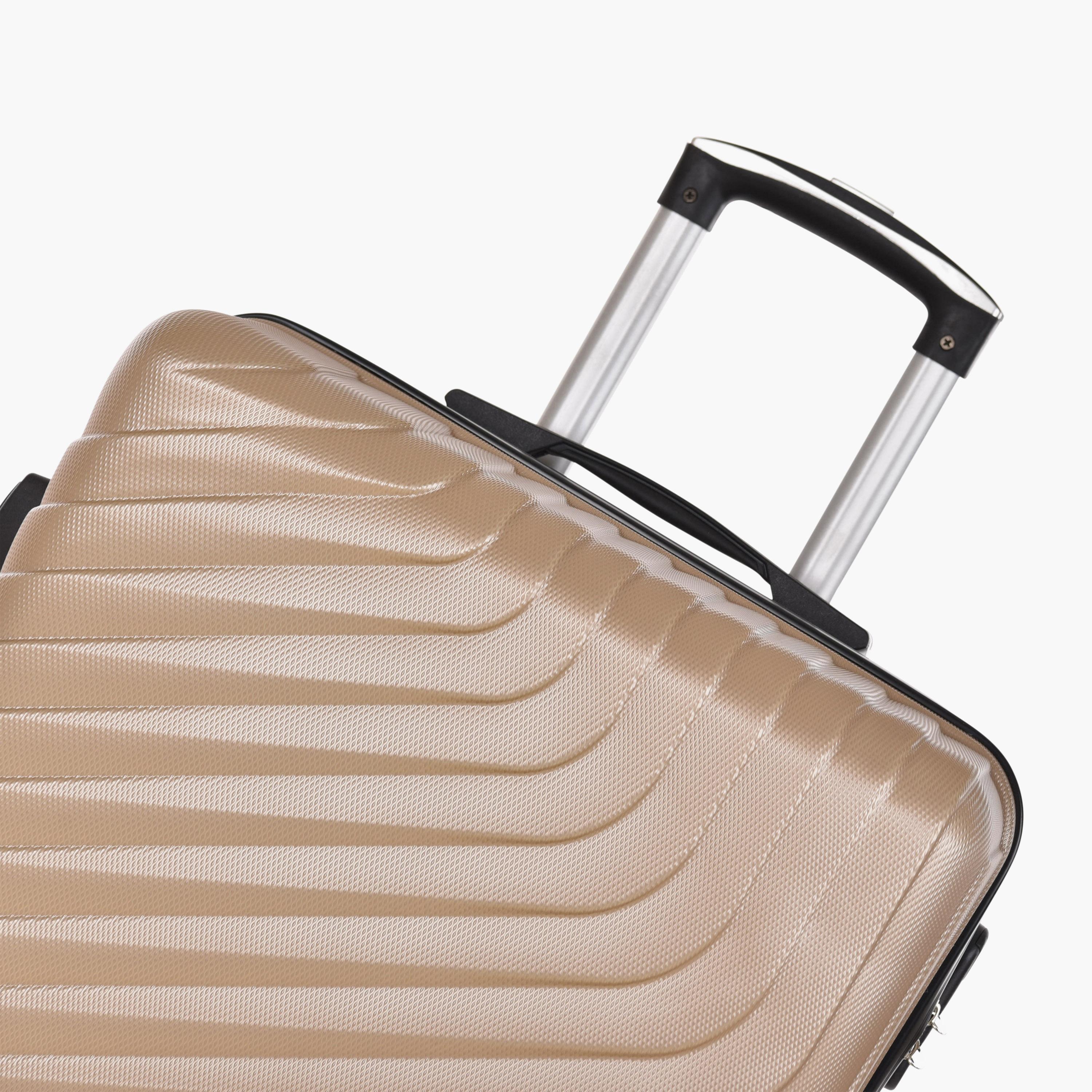 New Travel Set of 4 ABS Hard Sided 4-Wheeler Spinner Trolley Bag with Combination Lock-travel-luggagesandbags-luggage-image-10