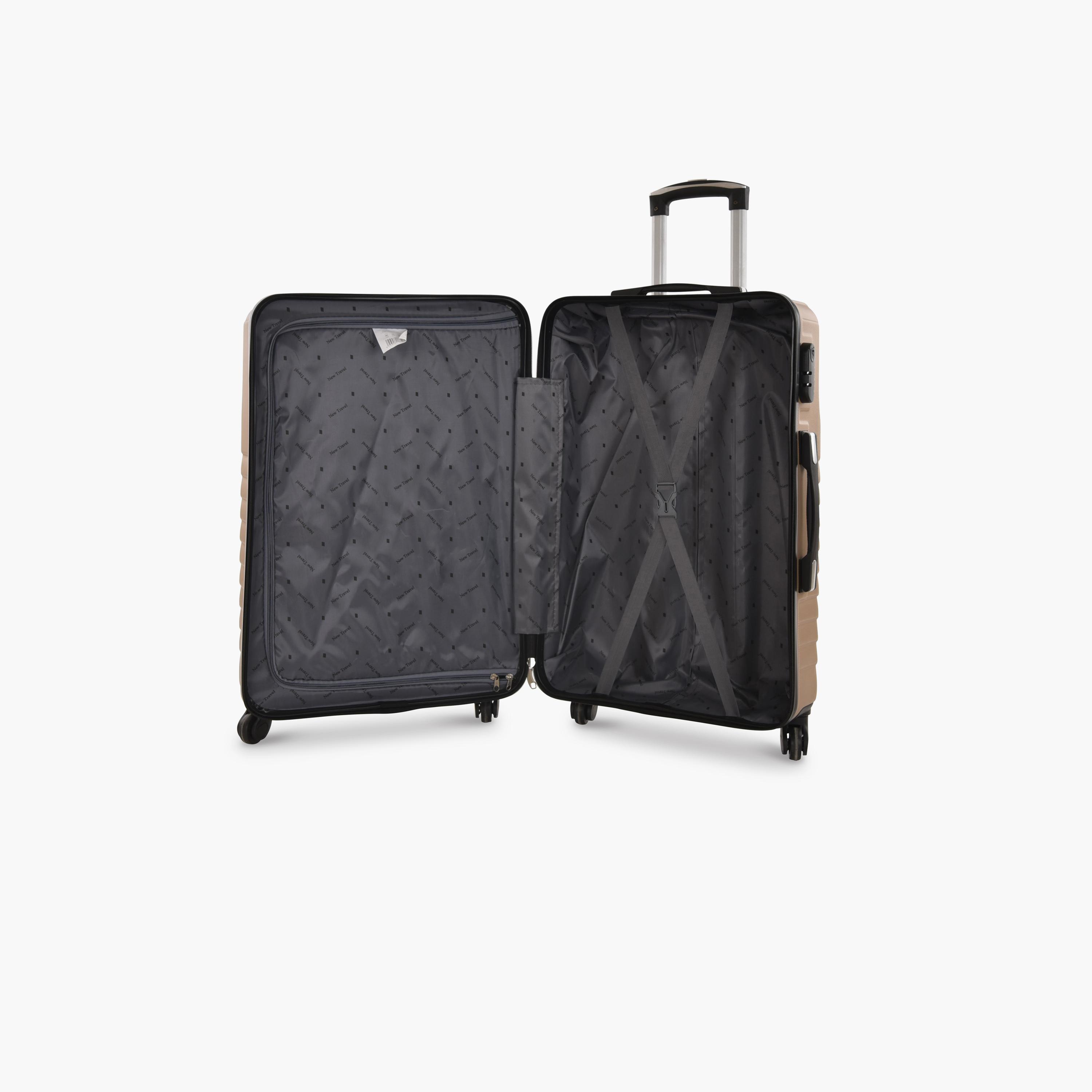 New Travel Set of 4 ABS Hard Sided 4-Wheeler Spinner Trolley Bag with Combination Lock-travel-luggagesandbags-luggage-image-7