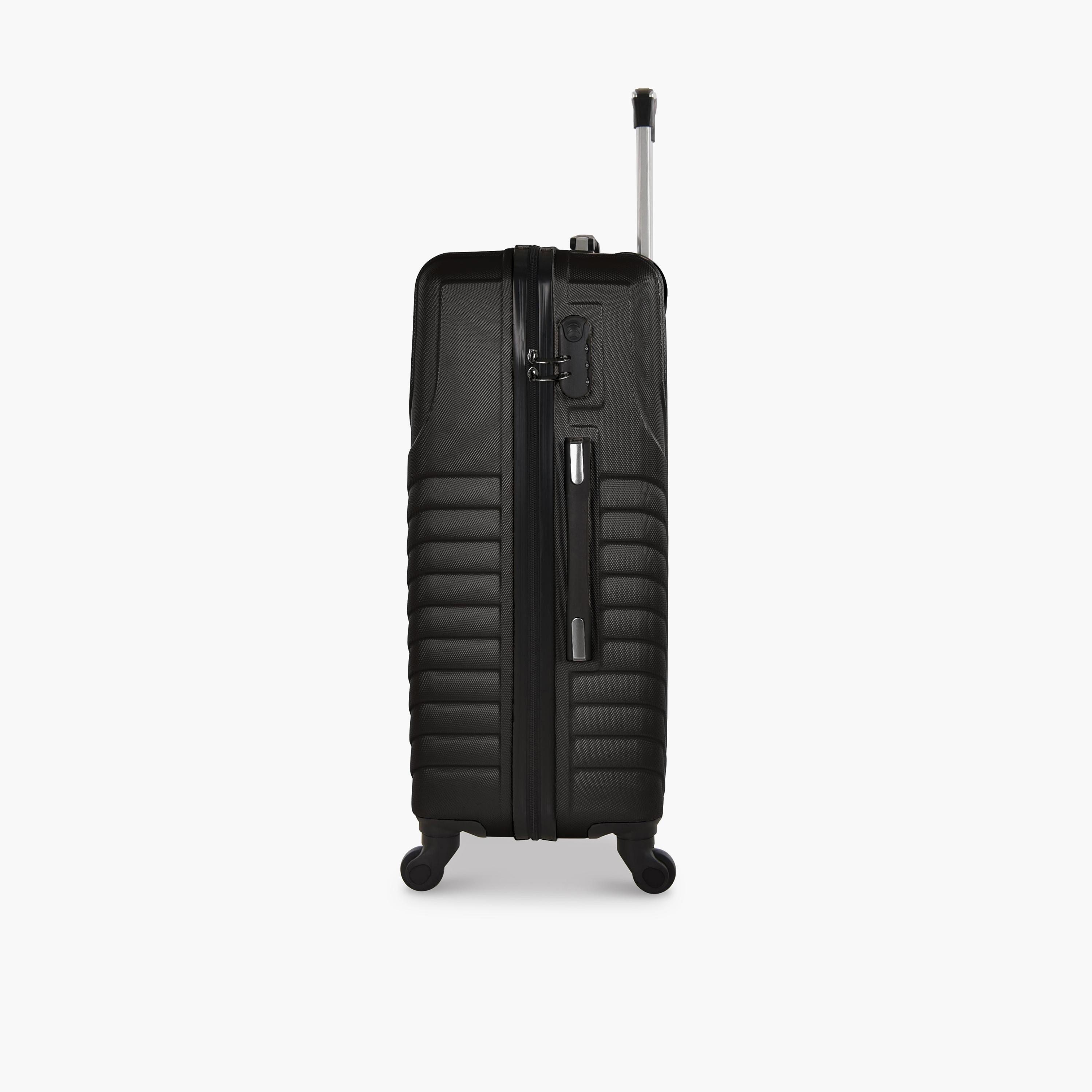 New Travel Set of 4 ABS Hard Sided 4-Wheeler Spinner Trolley Bag with Combination Lock-travel-luggagesandbags-luggage-image-5