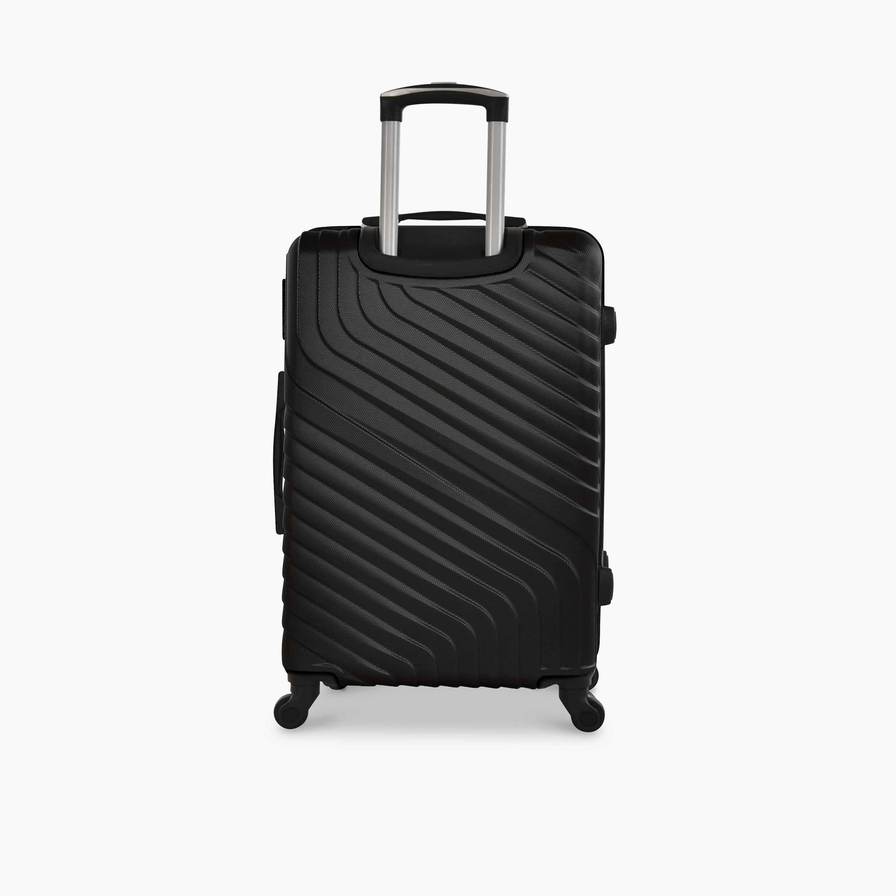 New Travel Set of 4 ABS Hard Sided 4-Wheeler Spinner Trolley Bag with Combination Lock-travel-luggagesandbags-luggage-image-6