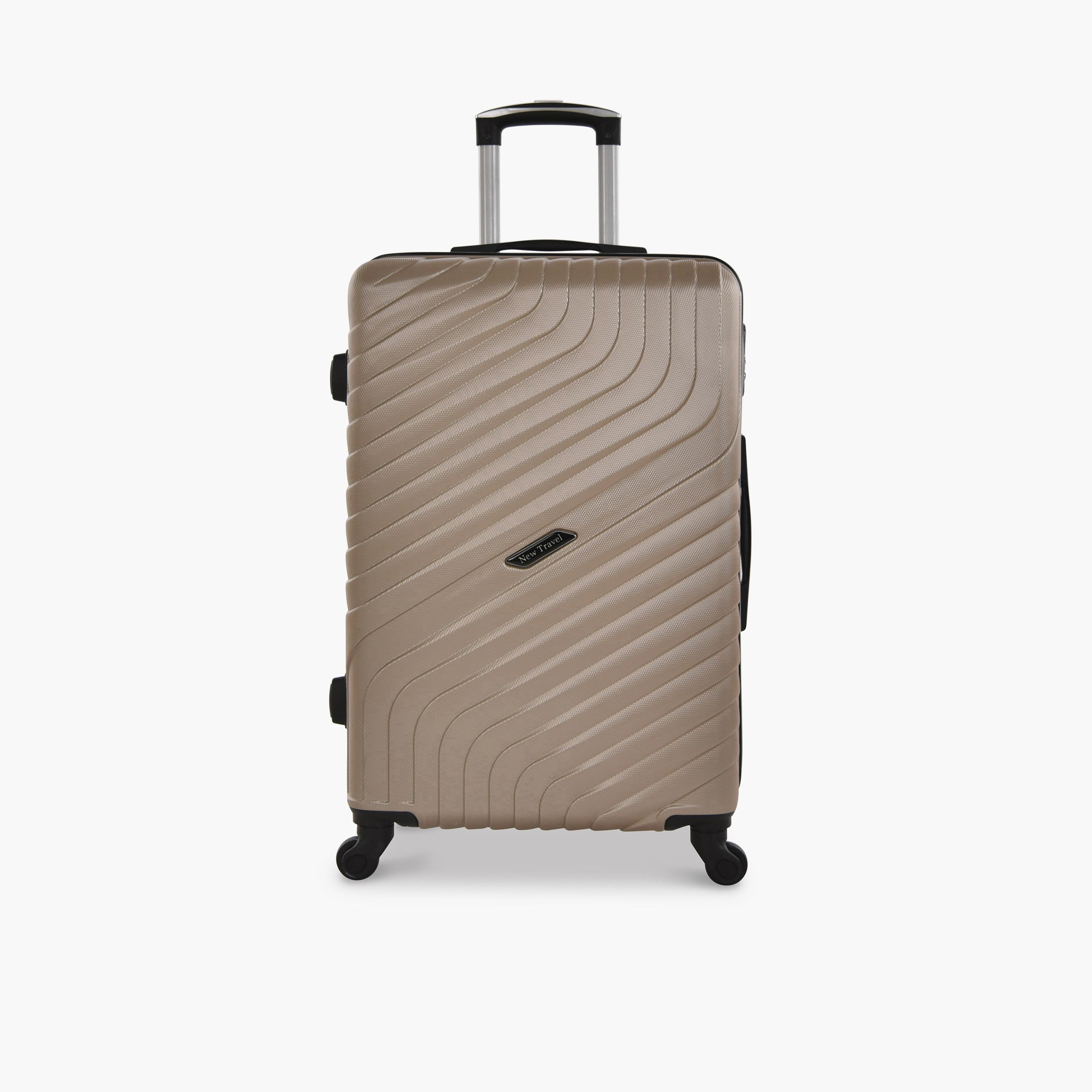New Travel Set of 4 ABS Hard Sided 4-Wheeler Spinner Trolley Bag with Combination Lock-travel-luggagesandbags-luggage-image-4
