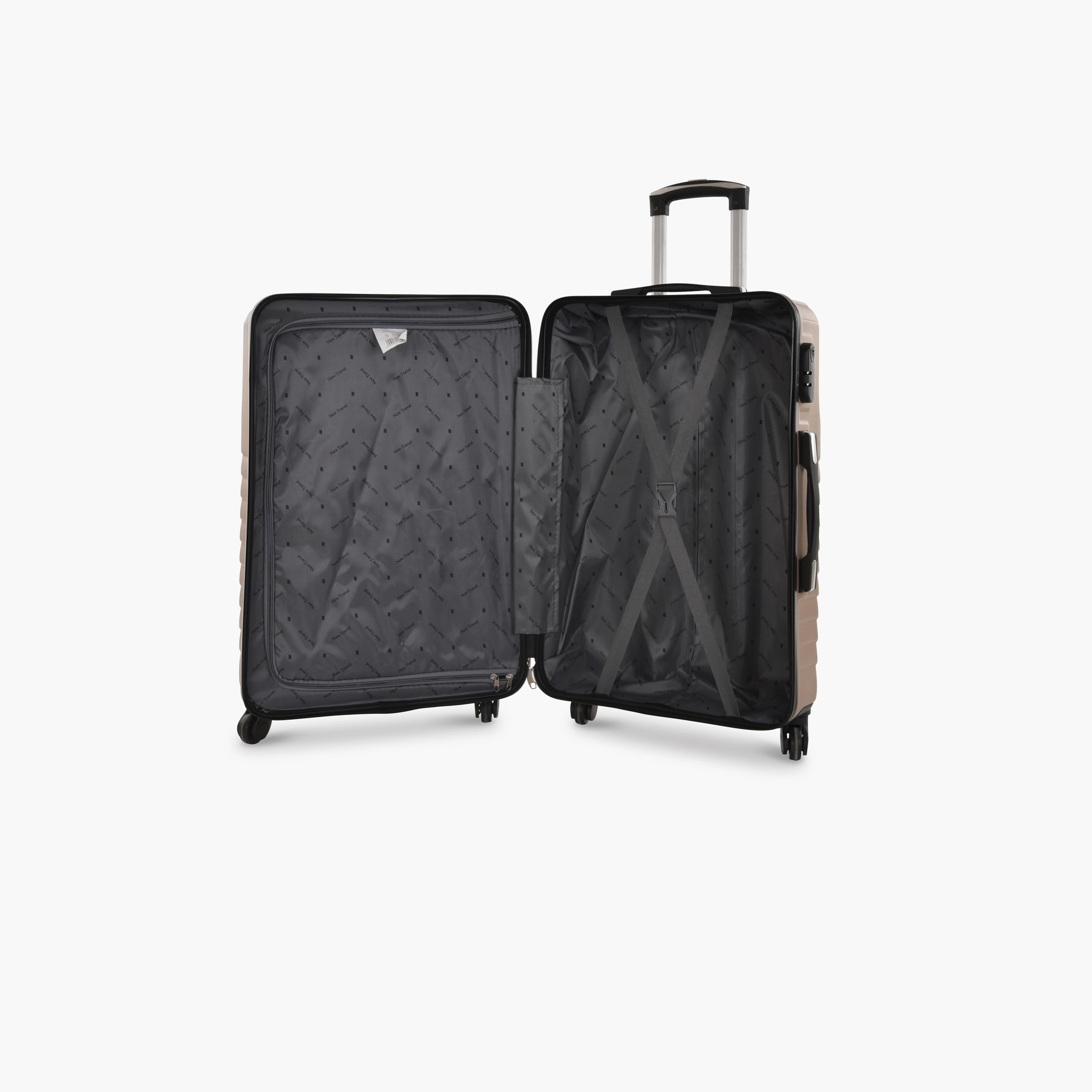New Travel Set of 4 ABS Hard Sided 4-Wheeler Spinner Trolley Bag with Combination Lock-travel-luggagesandbags-luggage-image-7