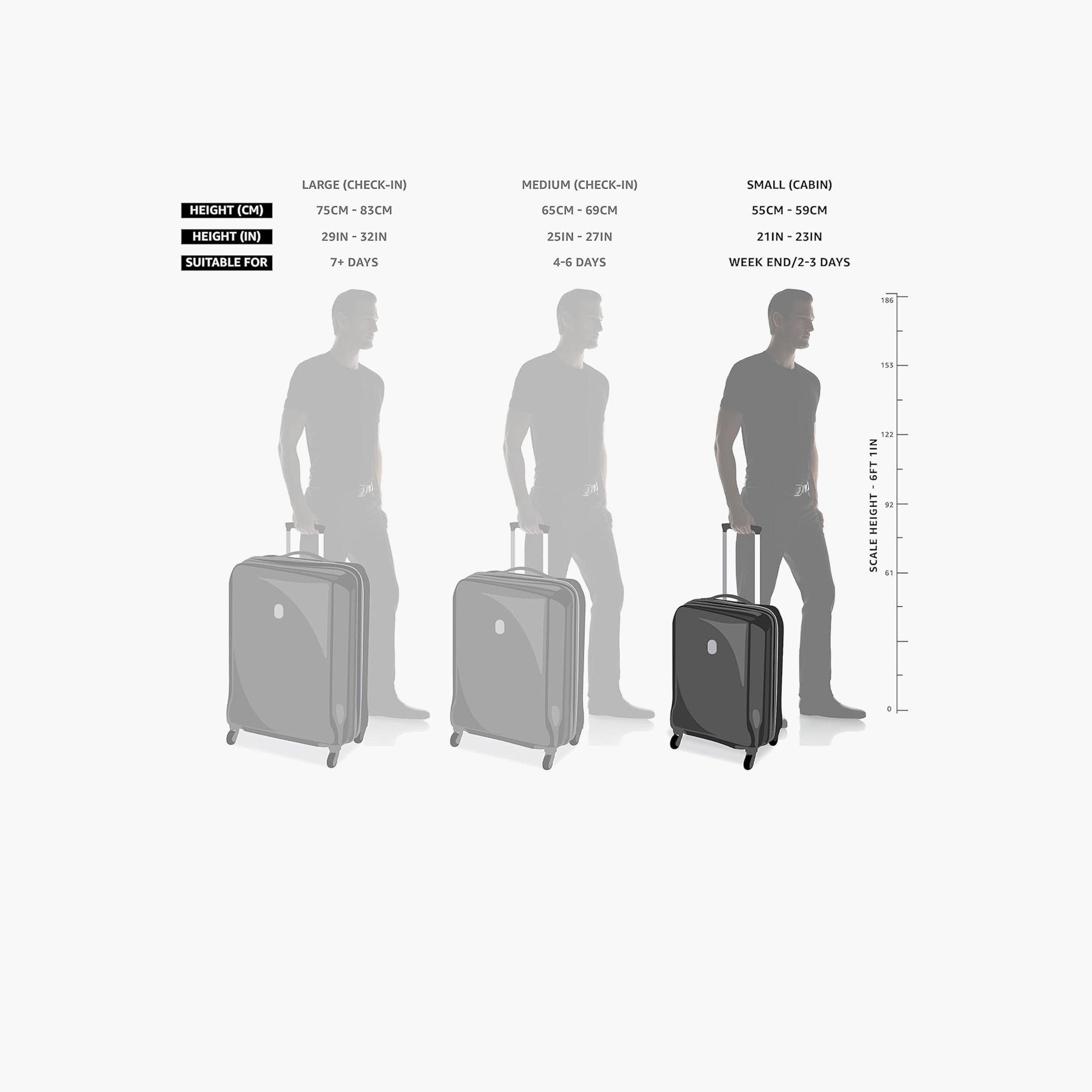 New Travel 55 CM Small Cabin Polyester Blend Soft Sided 2-Wheeler Inline Trolley Bag with Combination Lock-travel-luggagesandbags-luggage-image-6