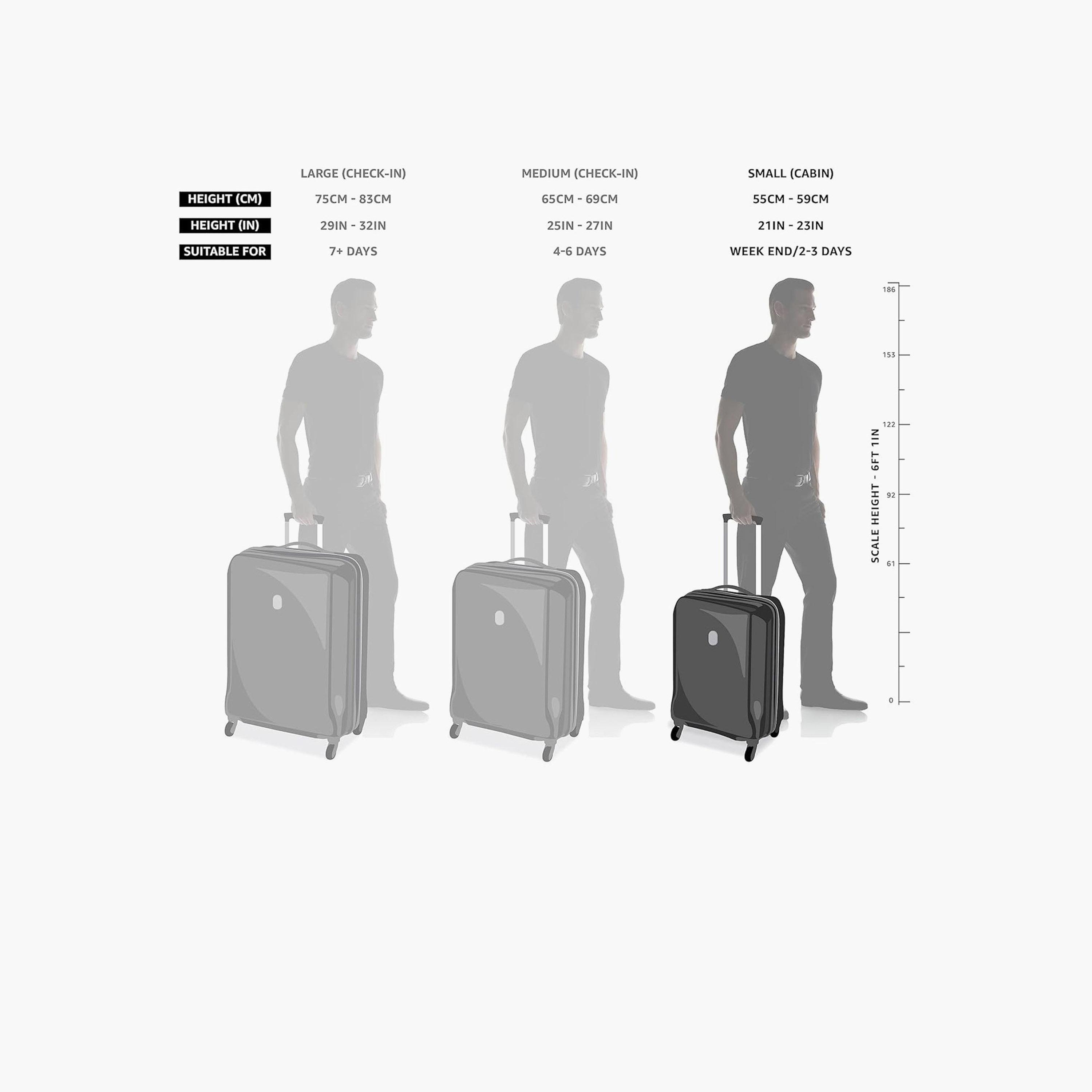 New Travel 55 CM Small Cabin Polyester Blend Soft Sided 2-Wheeler Inline Trolley Bag with Combination Lock-travel-luggagesandbags-luggage-image-6