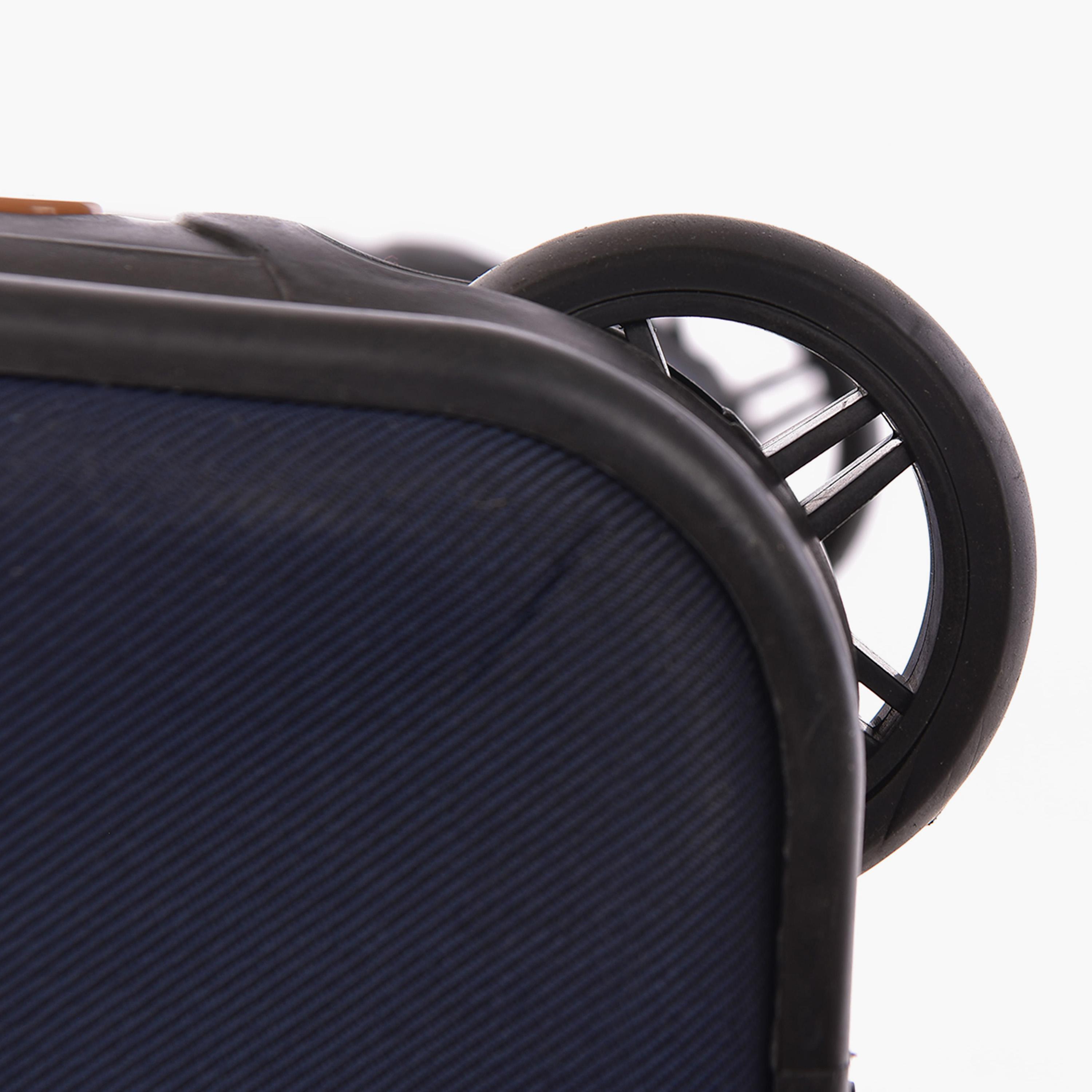 New Travel 55 CM Small Cabin Polyester Blend Soft Sided 2-Wheeler Inline Trolley Bag with Combination Lock-travel-luggagesandbags-luggage-image-10