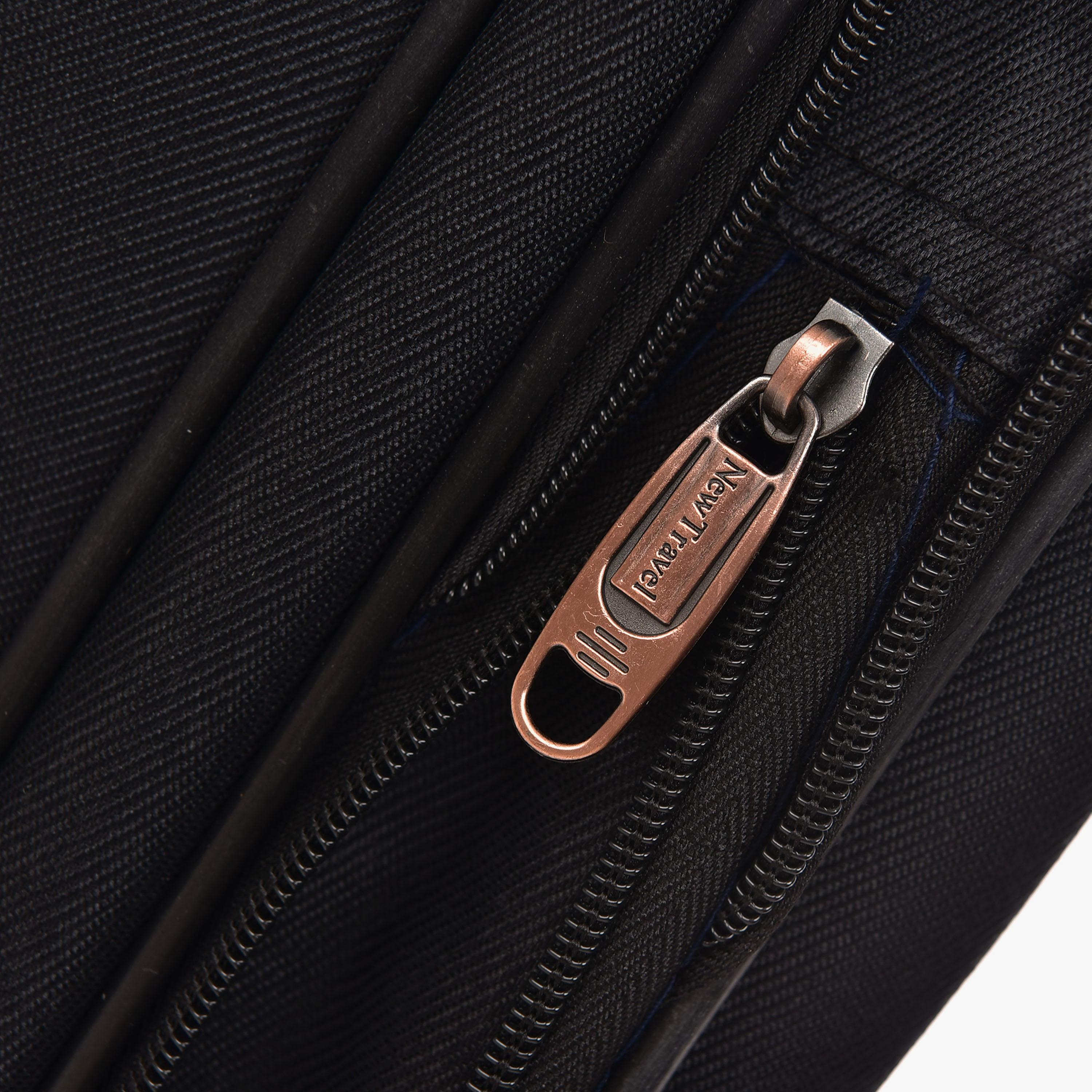 New Travel 55 CM Small Cabin Polyester Blend Soft Sided 4-Wheeler Spinner Trolley Bag with Combination Lock-travel-luggagesandbags-luggage-image-9