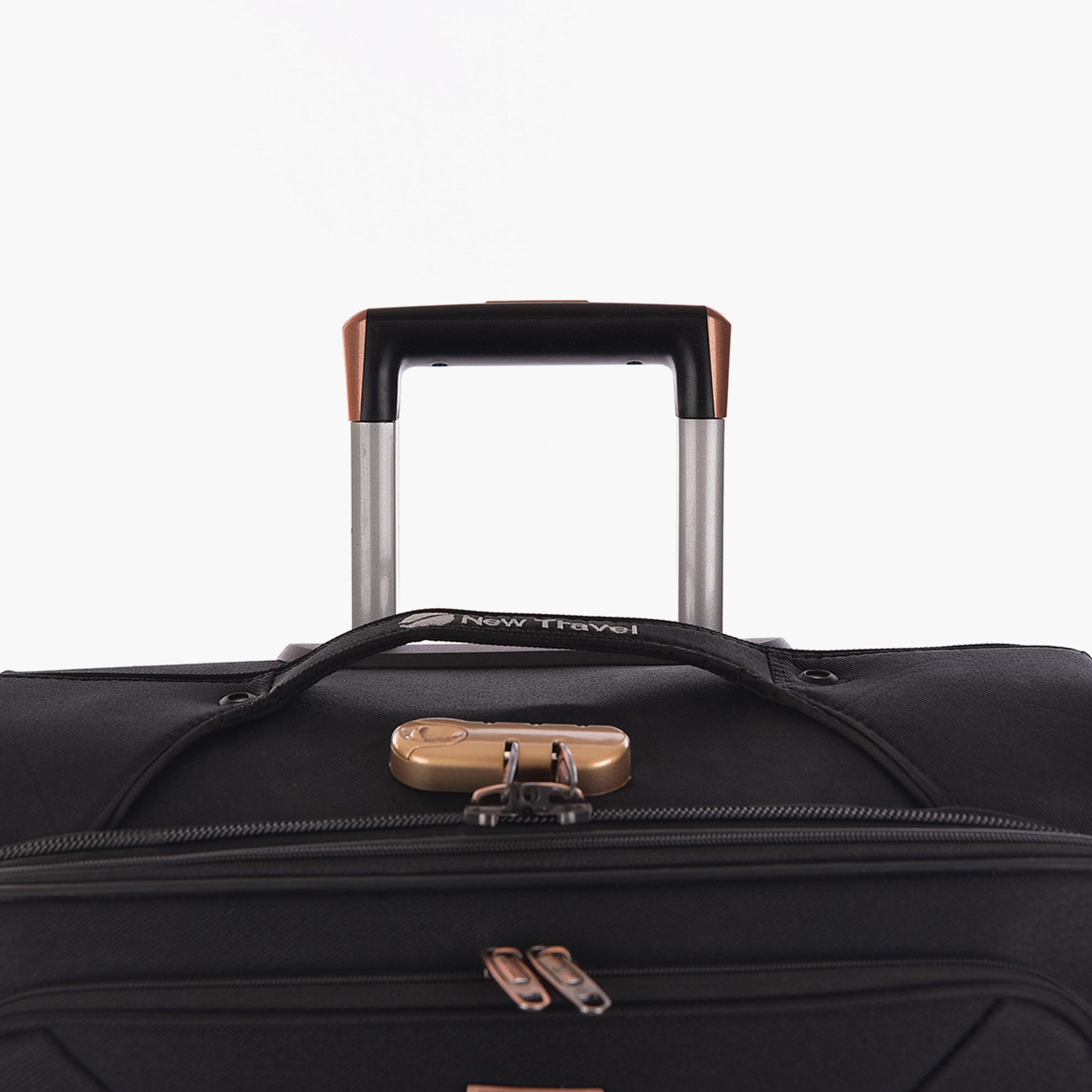 New Travel 74 CM Large Check-in Polyester Soft Sided 2-Wheeler Inline Trolley Bag with Combination Lock-travel-luggagesandbags-luggage-image-12