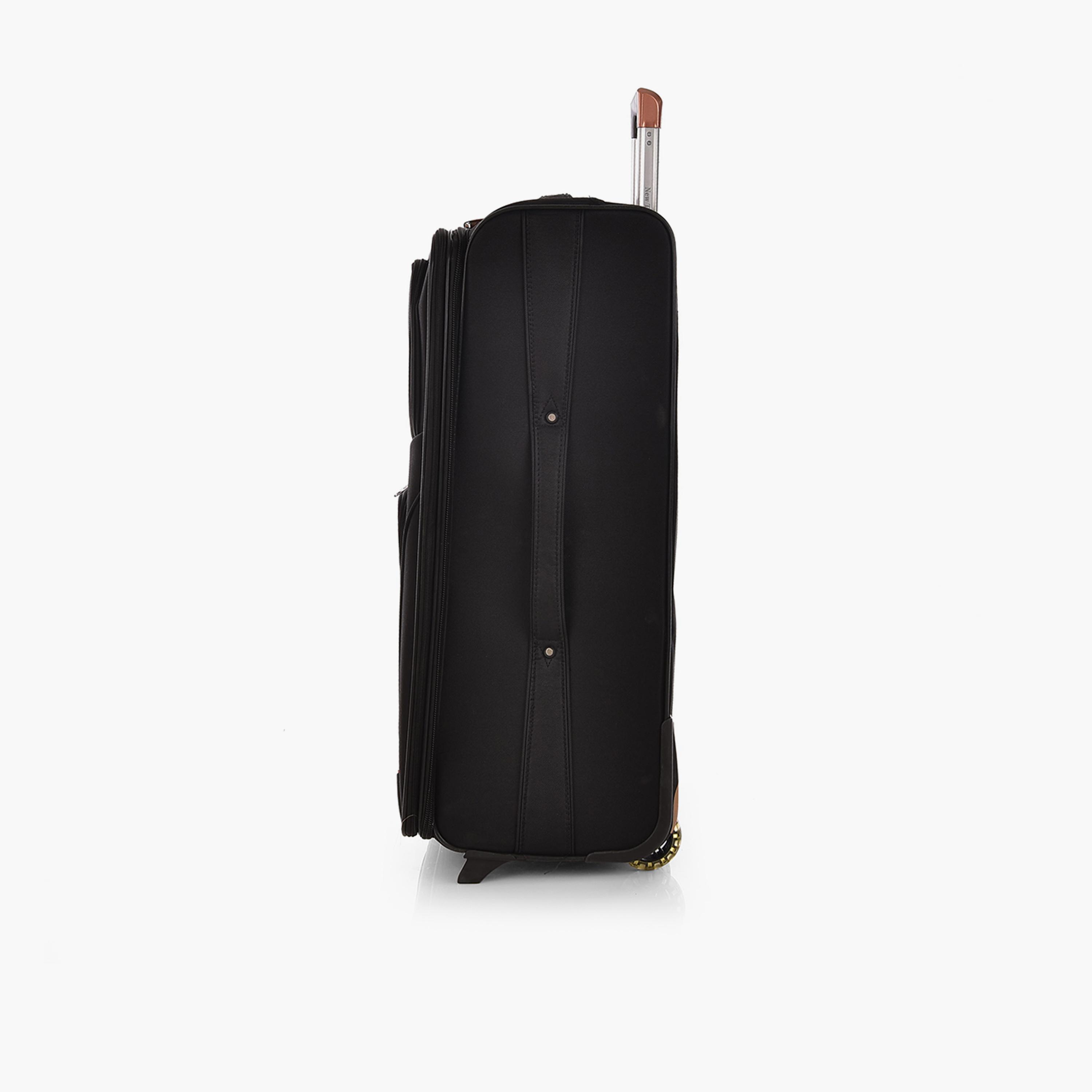 New Travel 74 CM Large Check-in Polyester Soft Sided 2-Wheeler Inline Trolley Bag with Combination Lock-travel-luggagesandbags-luggage-image-7