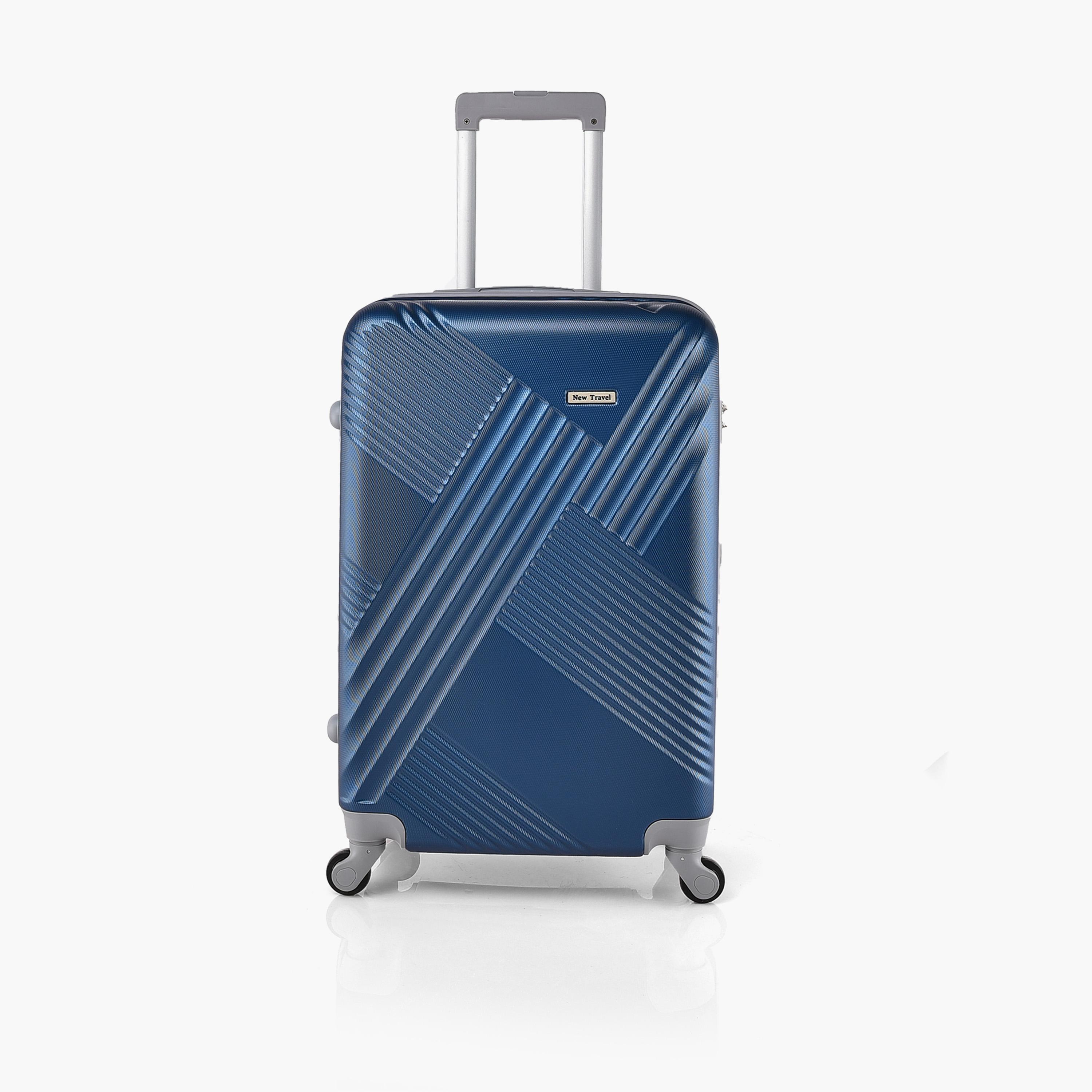 New Travel Set of 4 ABS Hard Sided 4-Wheeler Spinner Trolley Bag with Combination Lock-travel-luggagesandbags-luggage-image-4