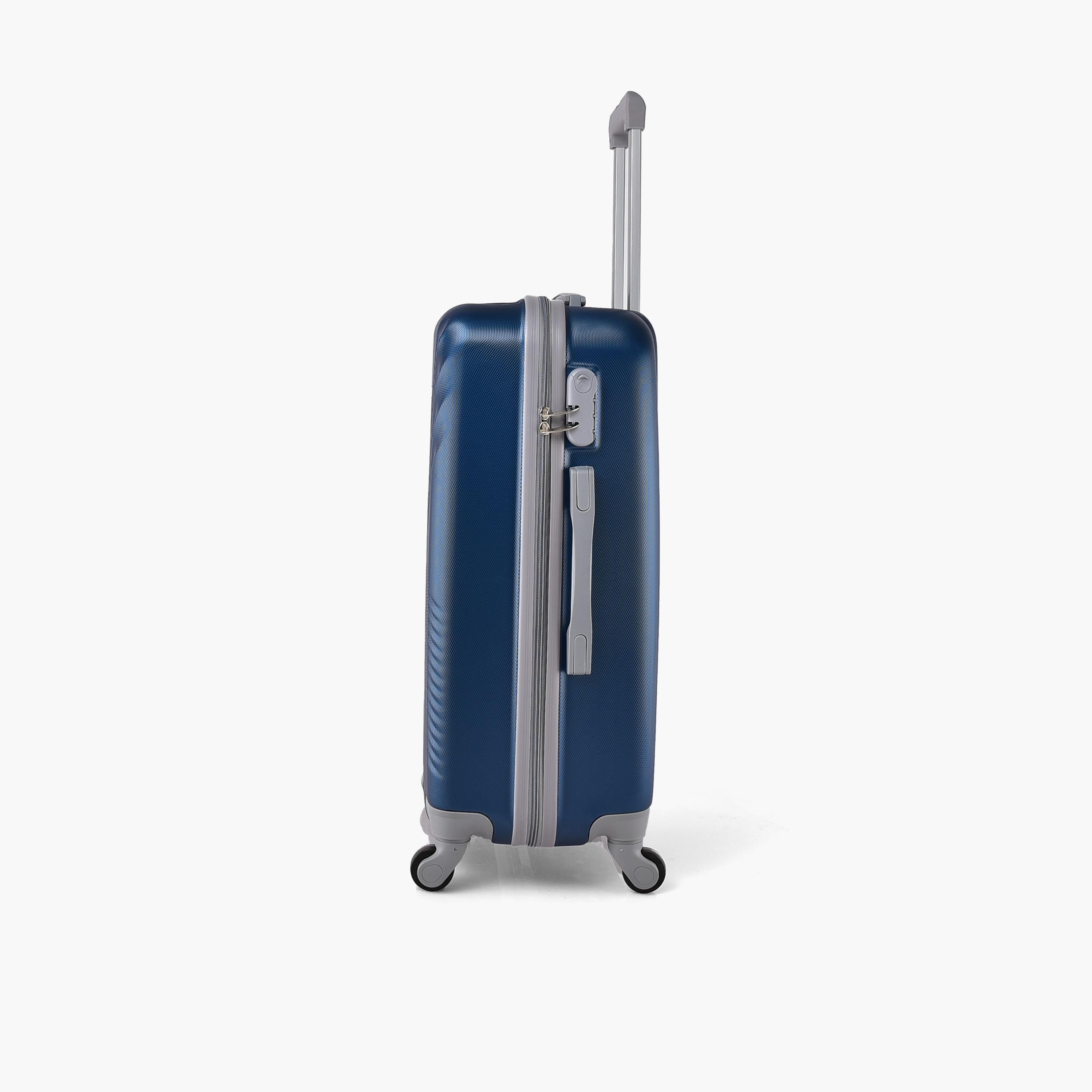 New Travel Set of 4 ABS Hard Sided 4-Wheeler Spinner Trolley Bag with Combination Lock-travel-luggagesandbags-luggage-image-5