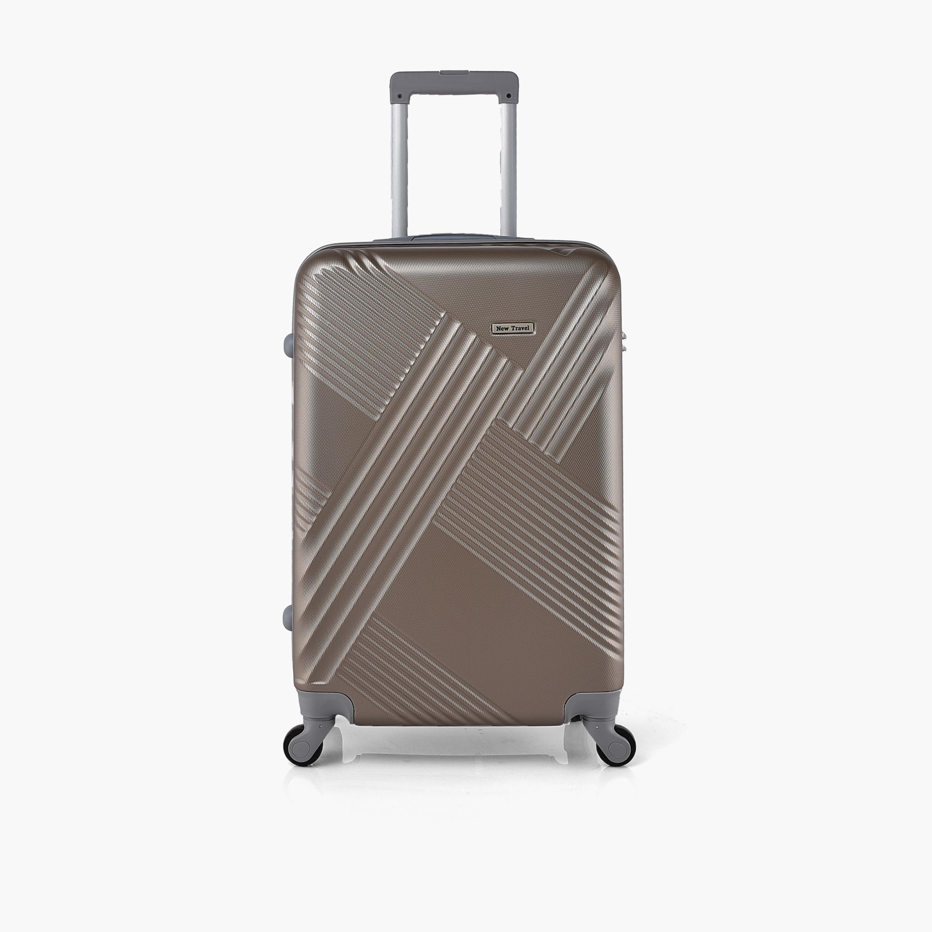 New Travel Set of 4 ABS Hard Sided 4-Wheeler Spinner Trolley Bag with Combination Lock-travel-luggagesandbags-luggage-image-4