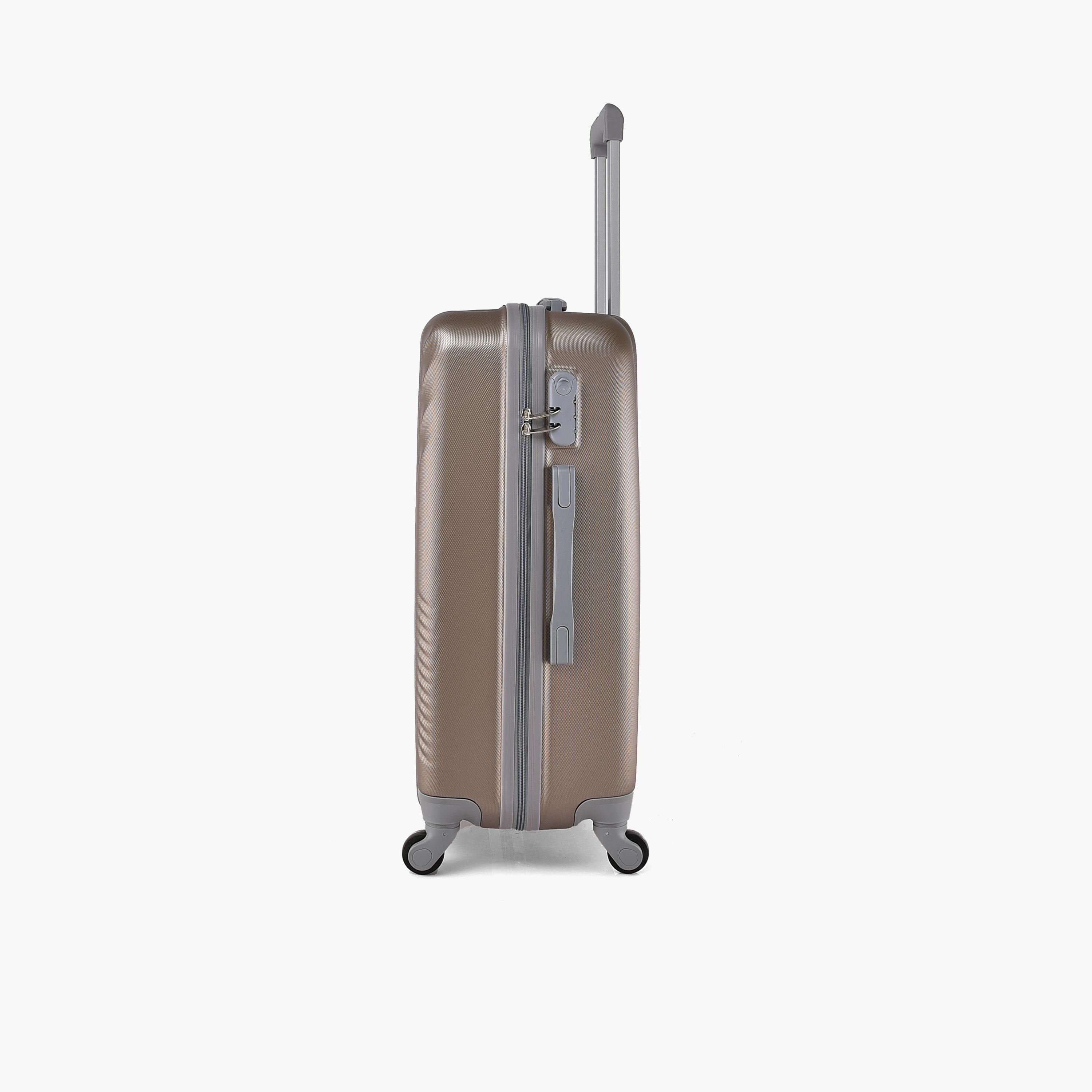 New Travel Set of 4 ABS Hard Sided 4-Wheeler Spinner Trolley Bag with Combination Lock-travel-luggagesandbags-luggage-image-5