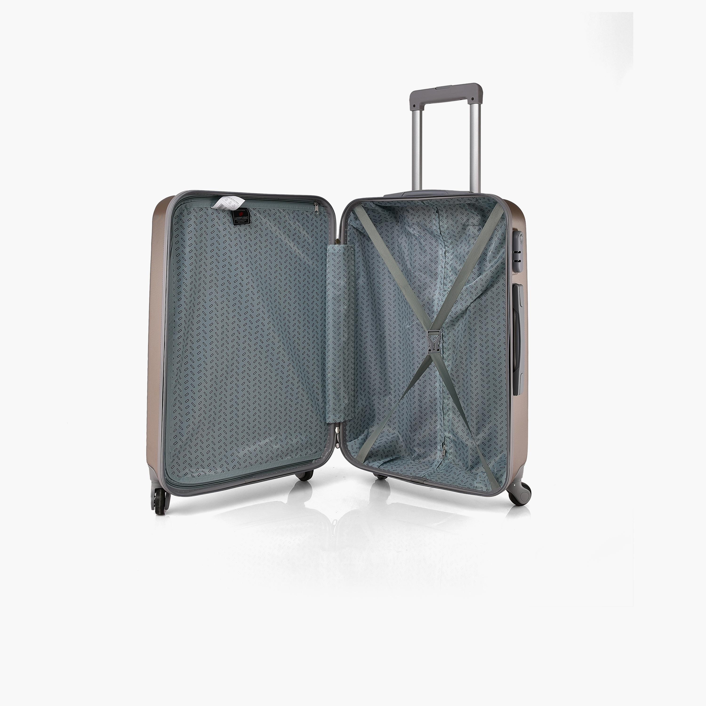 New Travel Set of 4 ABS Hard Sided 4-Wheeler Spinner Trolley Bag with Combination Lock-travel-luggagesandbags-luggage-image-7
