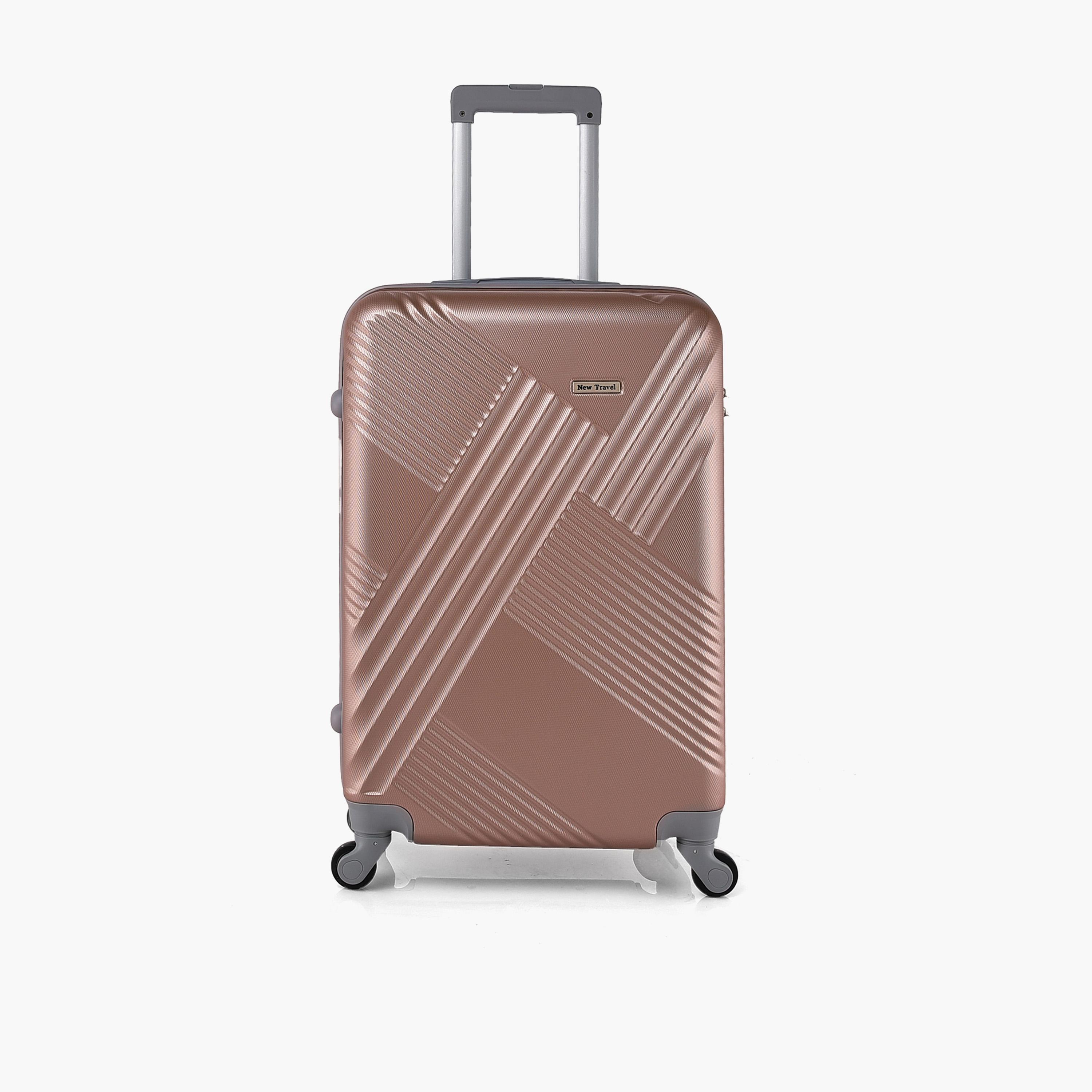 New Travel Set of 4 ABS Hard Sided 4-Wheeler Spinner Trolley Bag with Combination Lock-travel-luggagesandbags-luggage-image-4