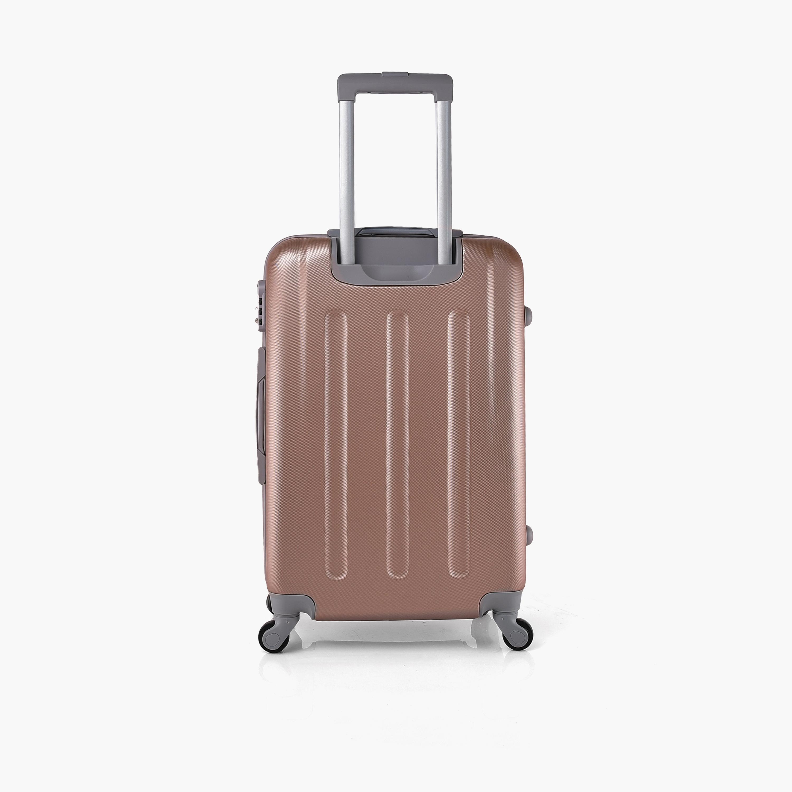 New Travel Set of 4 ABS Hard Sided 4-Wheeler Spinner Trolley Bag with Combination Lock-travel-luggagesandbags-luggage-image-6