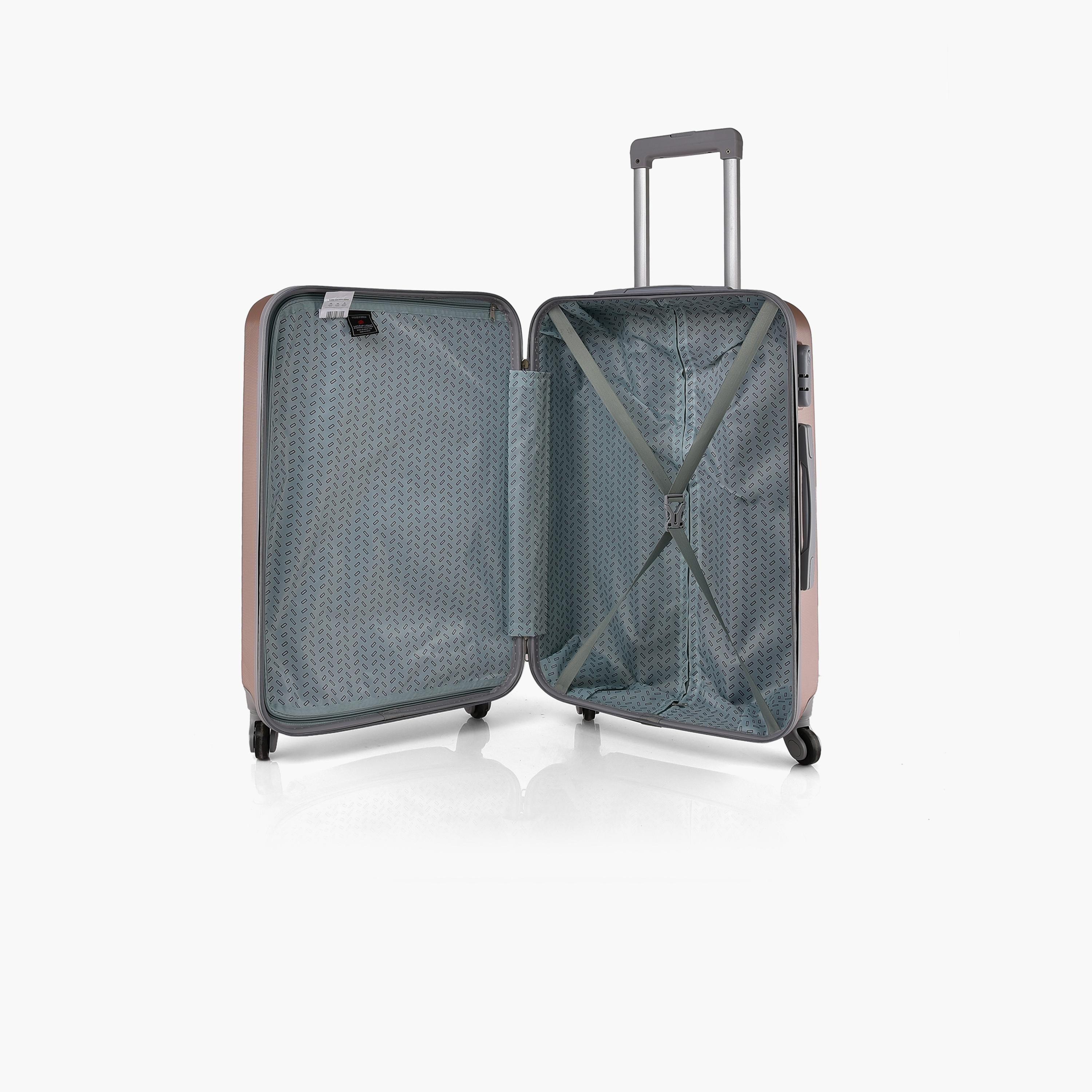 New Travel Set of 4 ABS Hard Sided 4-Wheeler Spinner Trolley Bag with Combination Lock-travel-luggagesandbags-luggage-image-7