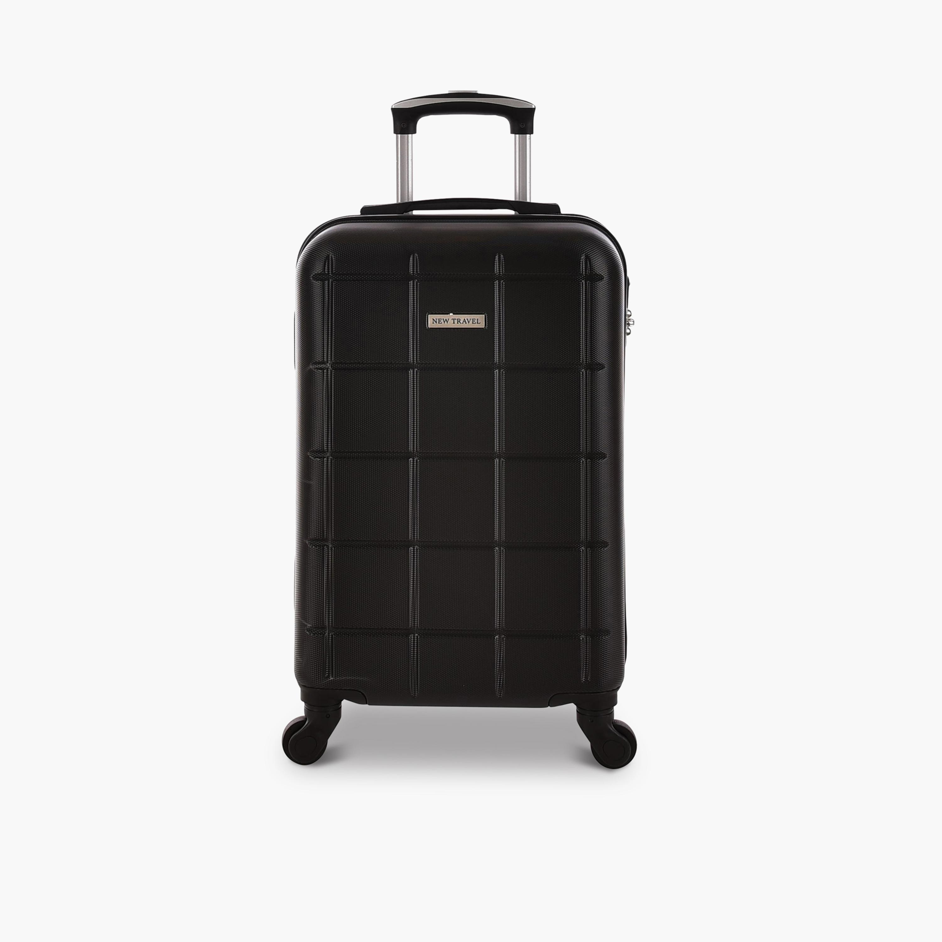 New Travel 55 CM Small Cabin ABS Hard Sided 4-Wheeler Spinner Trolley Bag with Combination Lock-travel-luggagesandbags-luggage-image-1