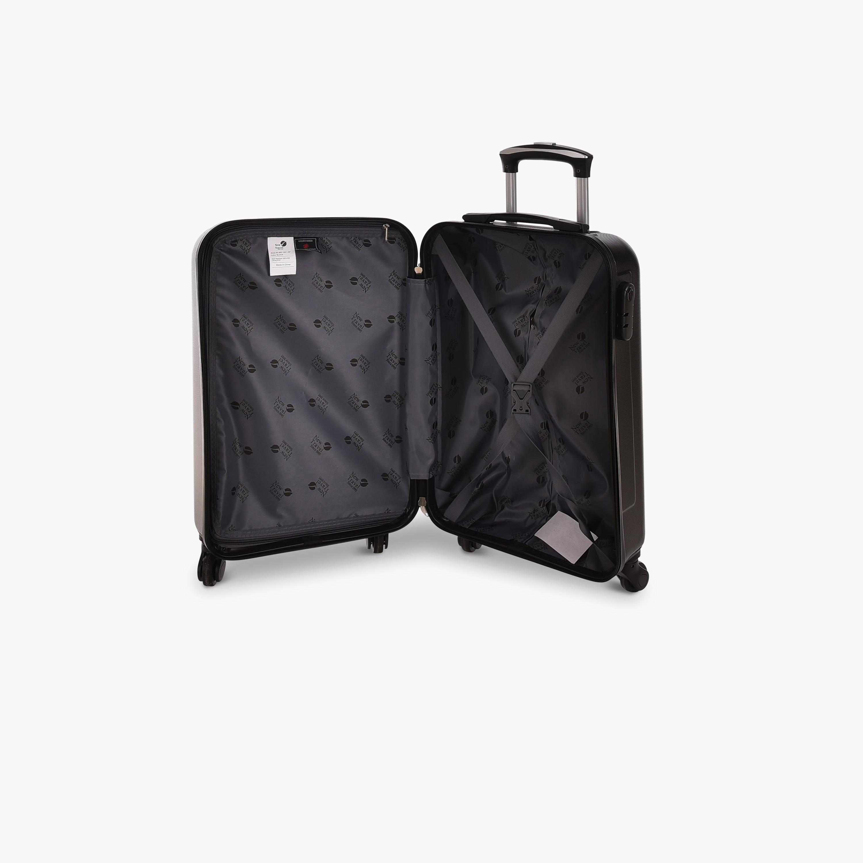 New Travel 55 CM Small Cabin ABS Hard Sided 4-Wheeler Spinner Trolley Bag with Combination Lock-travel-luggagesandbags-luggage-image-7