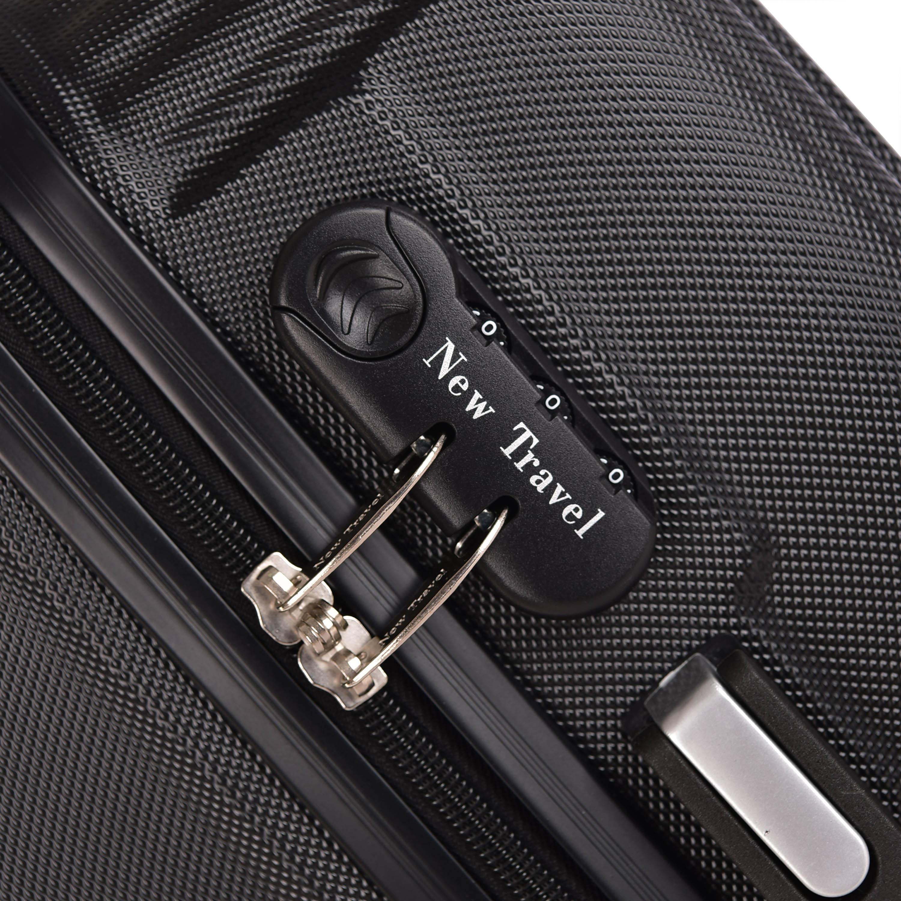 New Travel Set of 3 ABS Hard Sided 4-Wheeler Spinner Trolley Bag with Combination Lock-travel-luggagesandbags-luggage-image-8