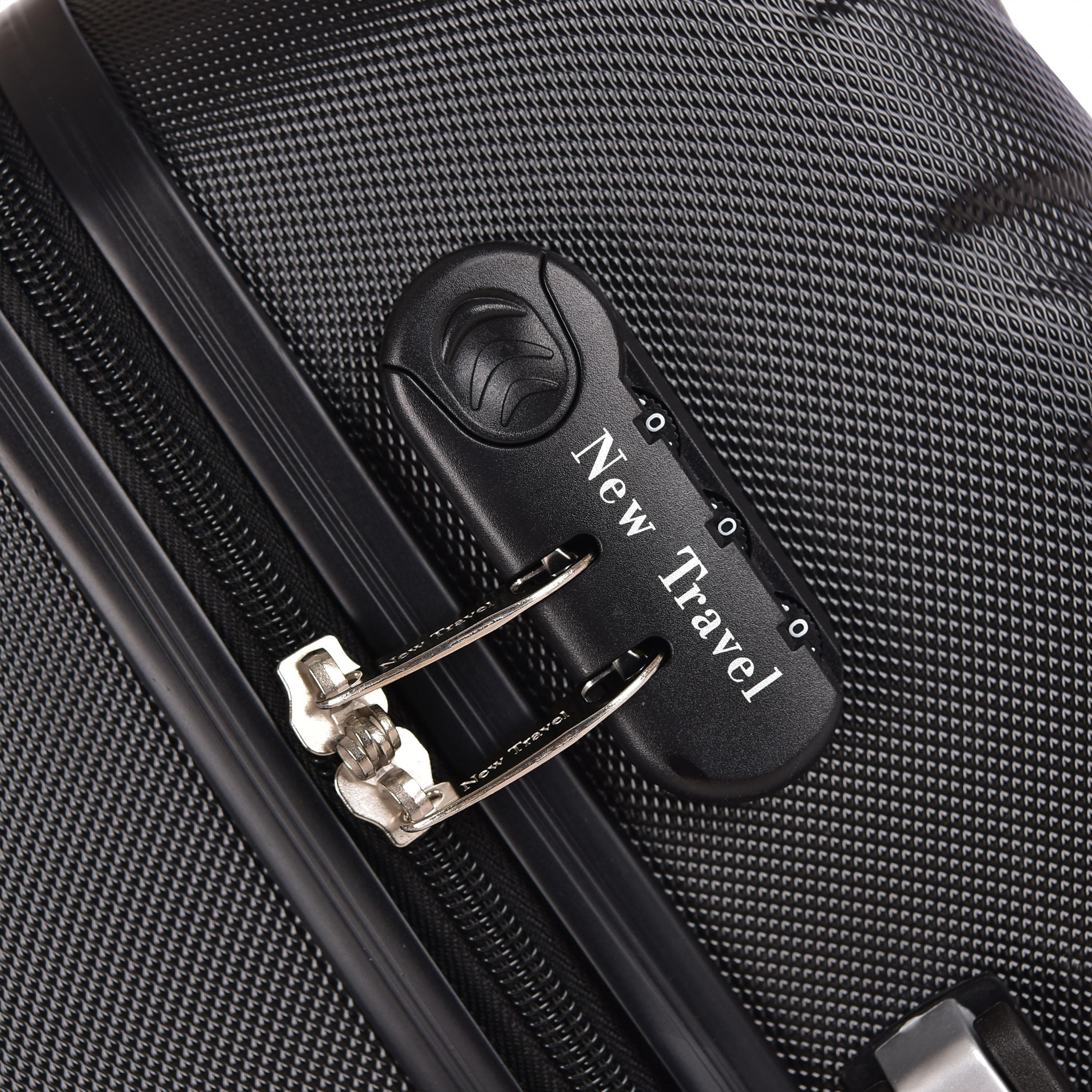 New Travel Set of 3 ABS Hard Sided 4-Wheeler Spinner Trolley Bag with Combination Lock-travel-luggagesandbags-luggage-image-8