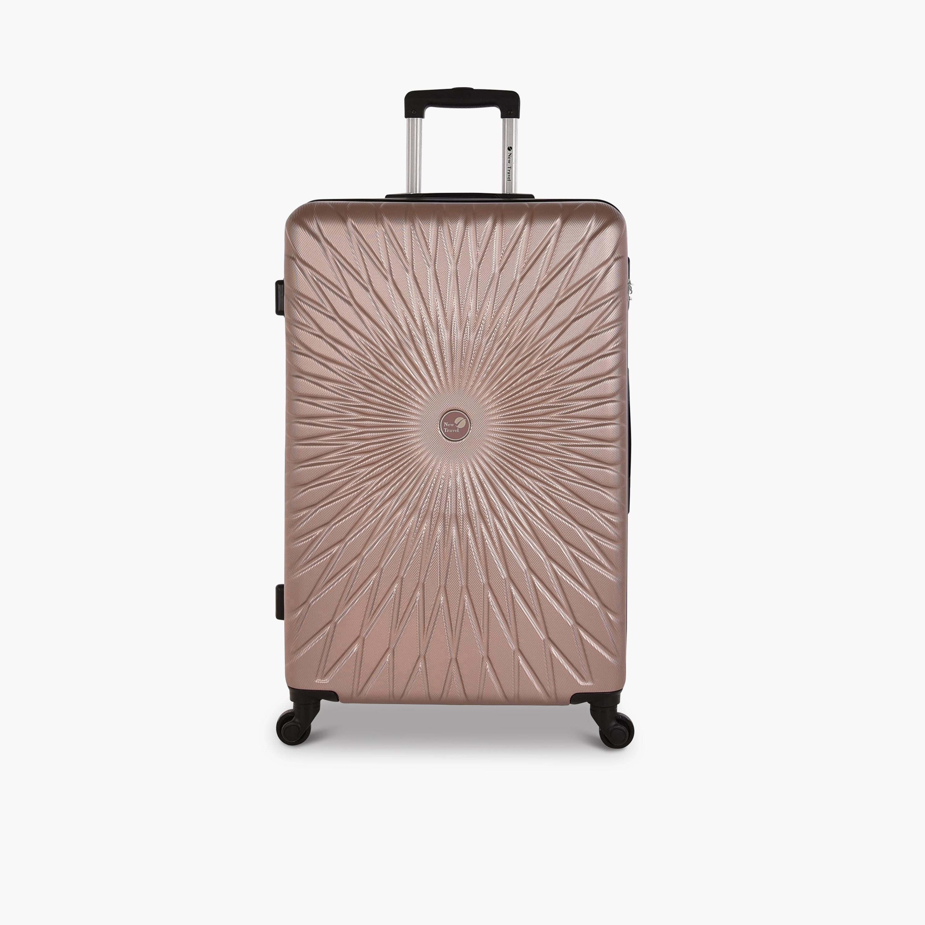 طقم 3 شنط سفر بأربع عجلات دوارة وجوانب صلبة من مادة ABS مزودة بقفل مركب-travel-luggagesandbags-luggage-image-4