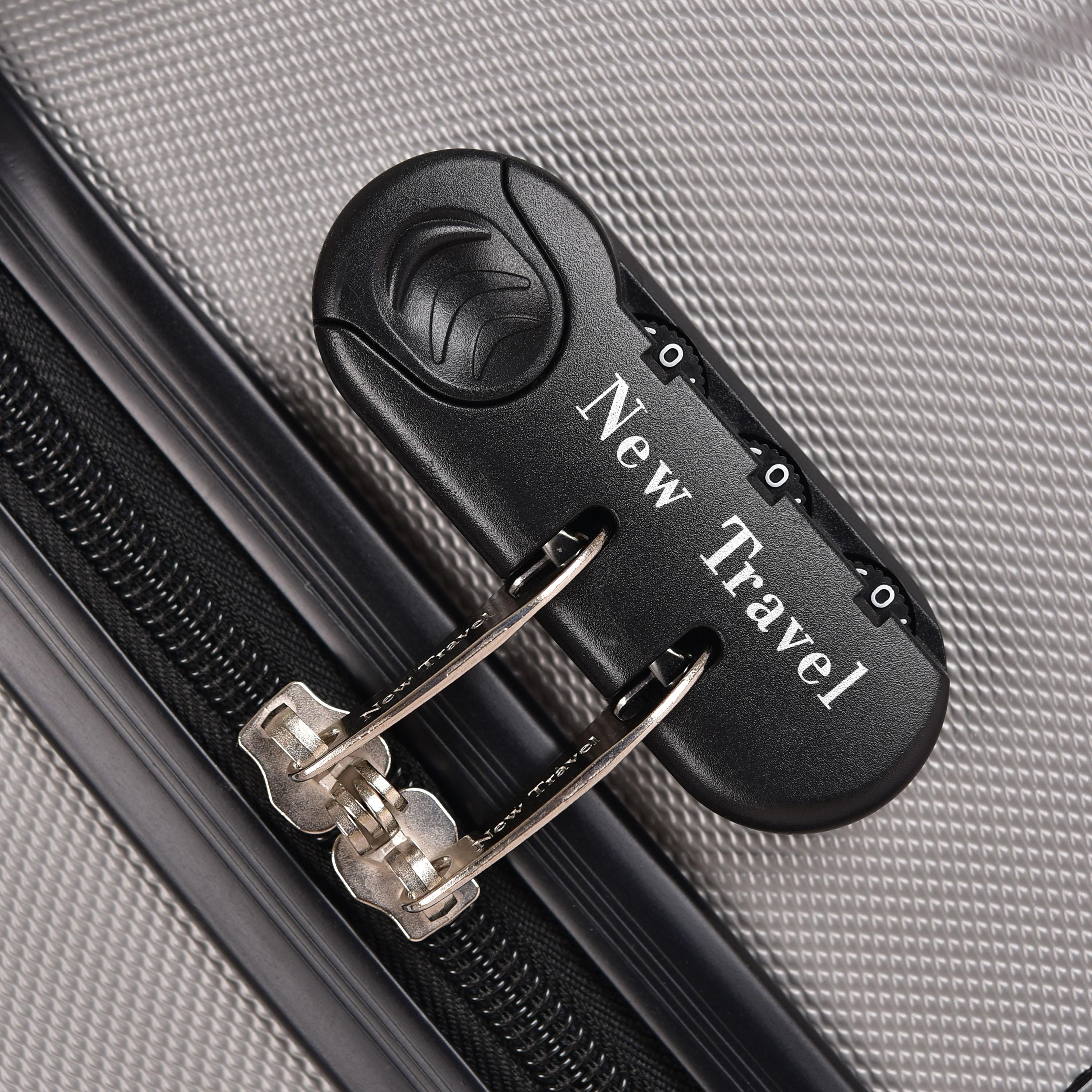 New Travel Set of 3 ABS Hard Sided 4-Wheeler Spinner Trolley Bag with Combination Lock-travel-luggagesandbags-luggage-image-8
