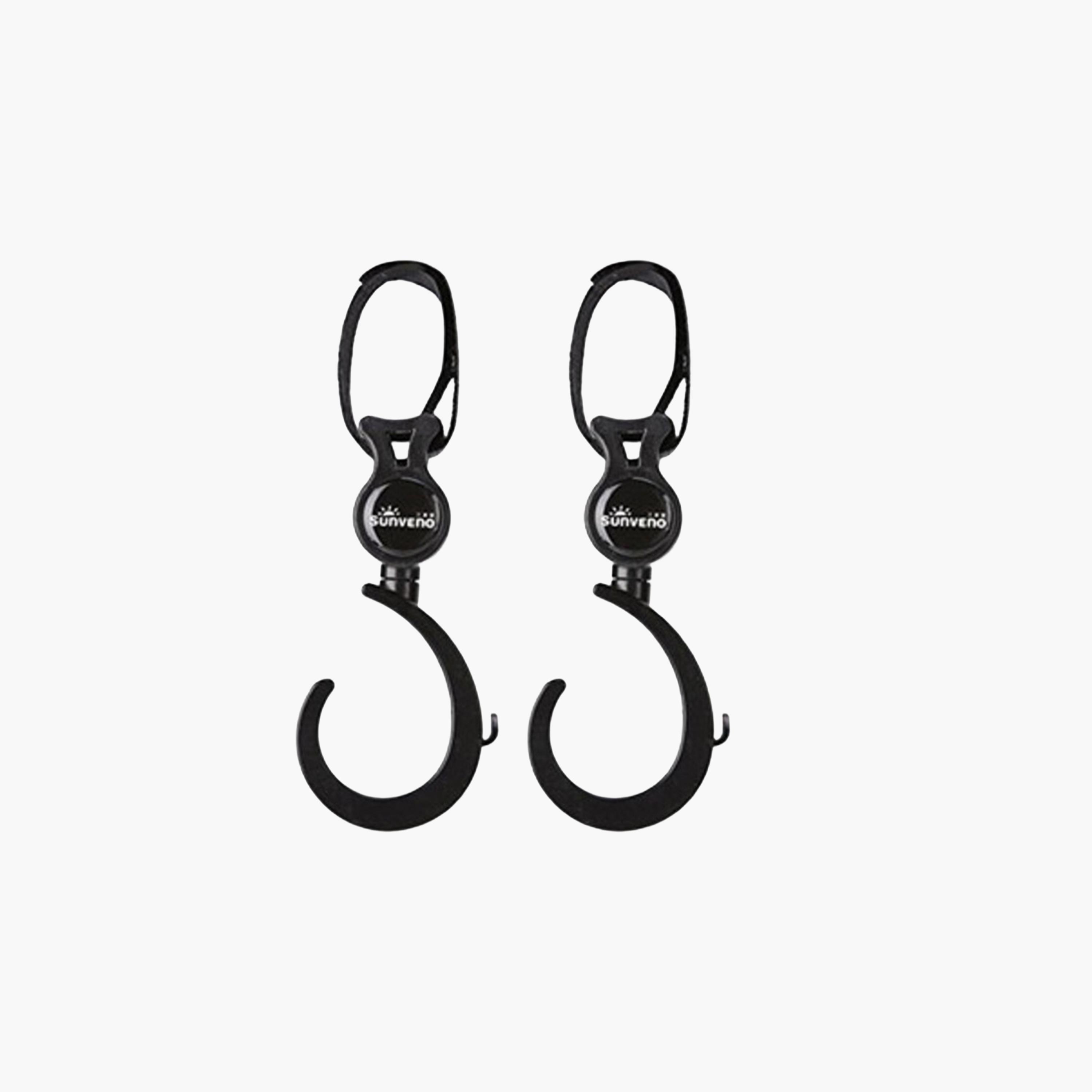 Sunveno Rotating 2-Piece Stroller Hooks